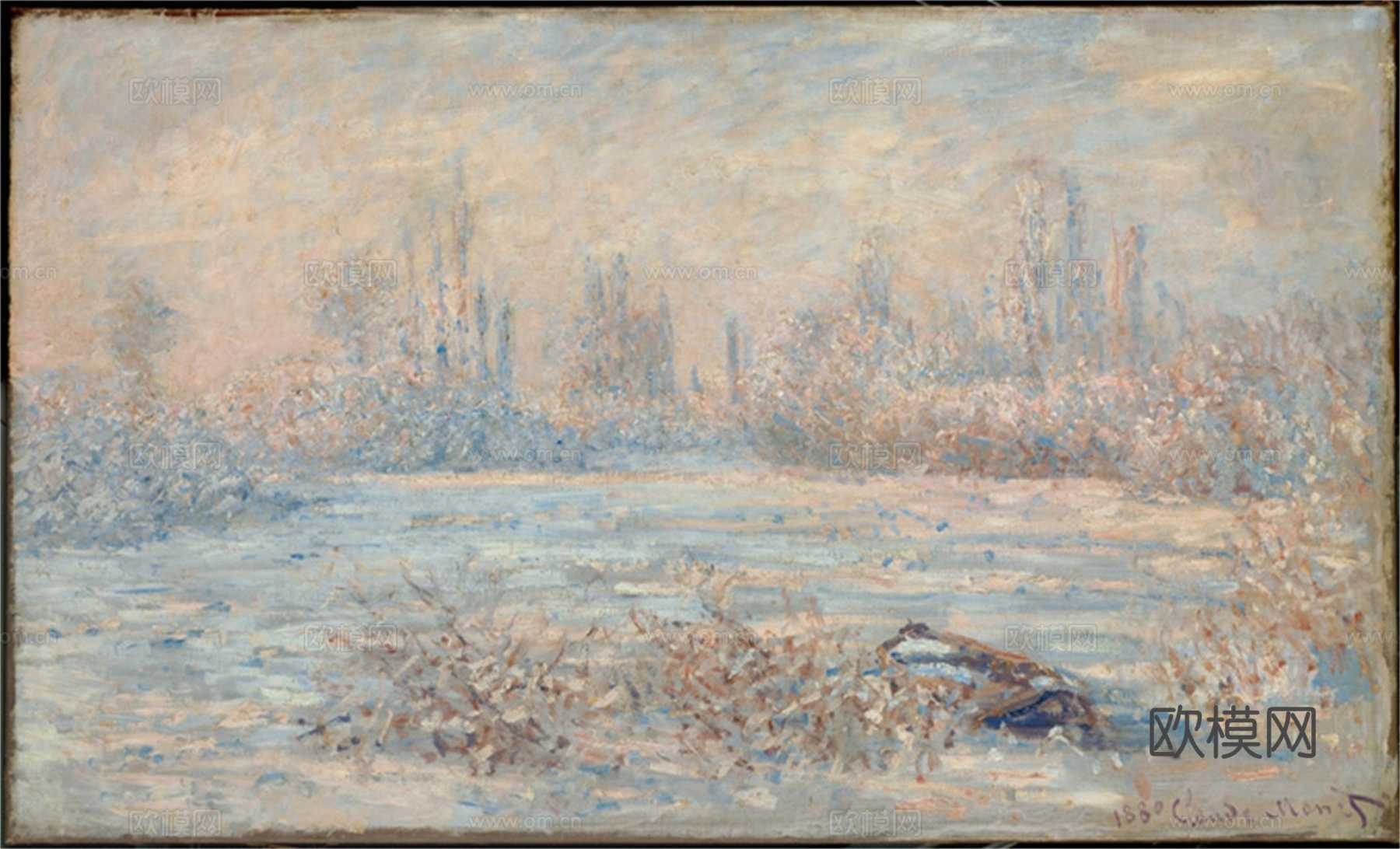 莫奈印象派绘画作品，世界经典名画14-克劳德