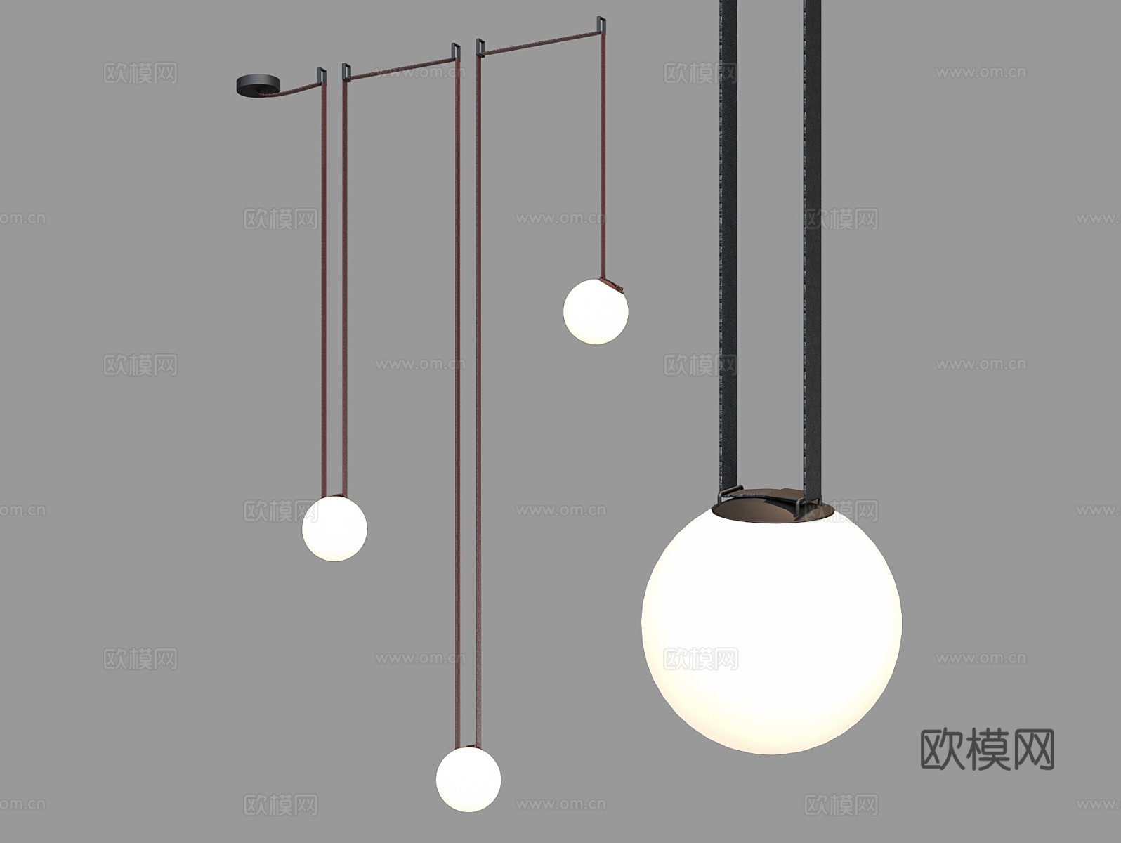 LampsShop 吊灯3d模型下载（渲染图1）