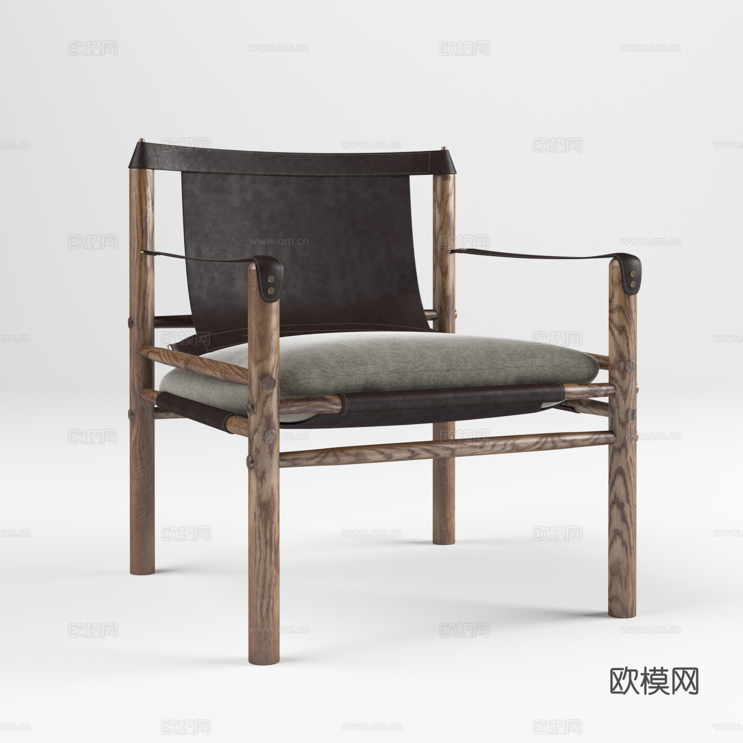 现代休闲椅子3d模型下载（渲染图3）