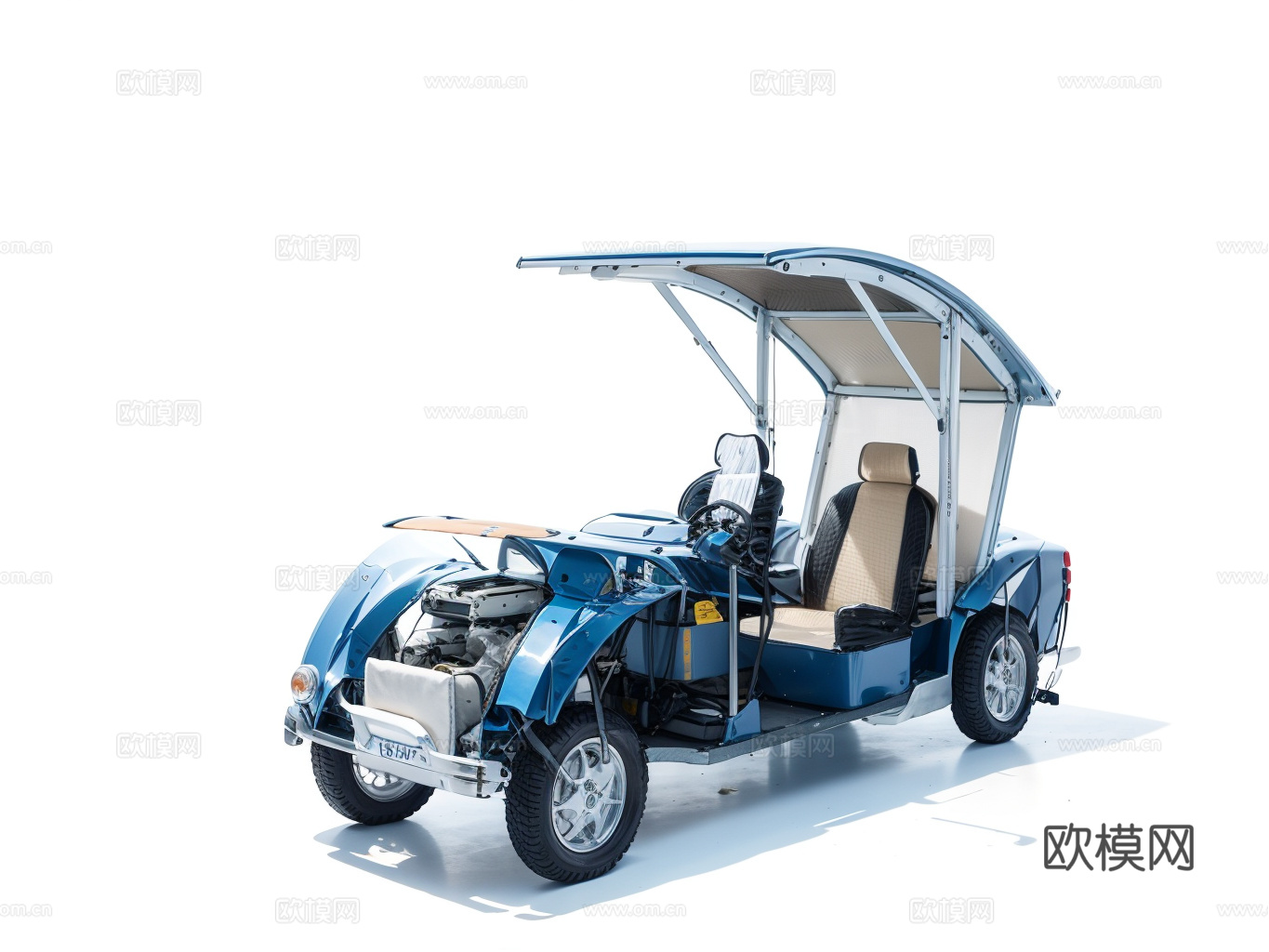 汽车su模型下载（渲染图1）