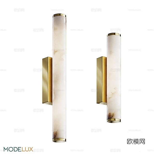 MODELUX 轻奢壁灯3d模型下载（渲染图1）