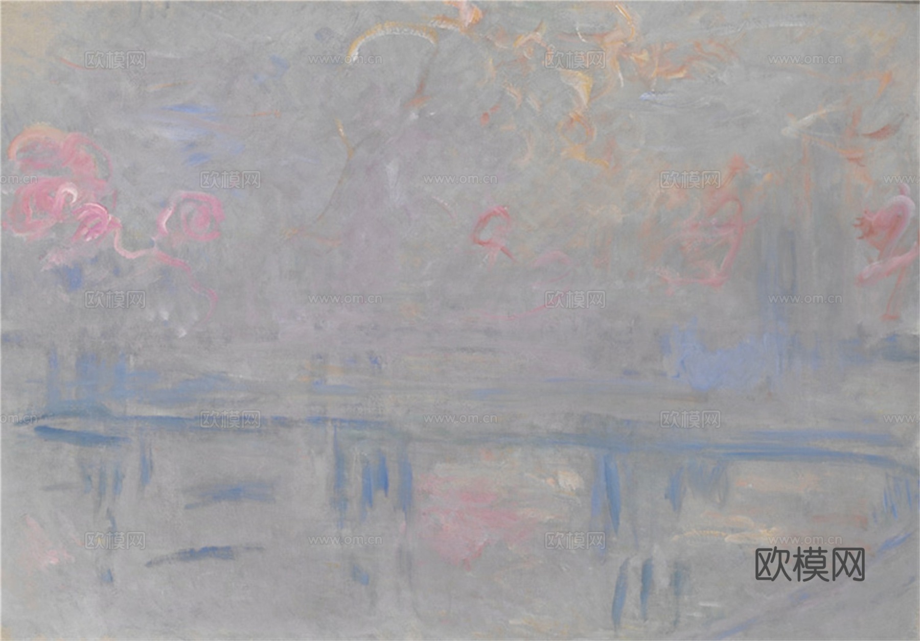 莫奈印象派绘画作品，世界经典名画89-克劳德