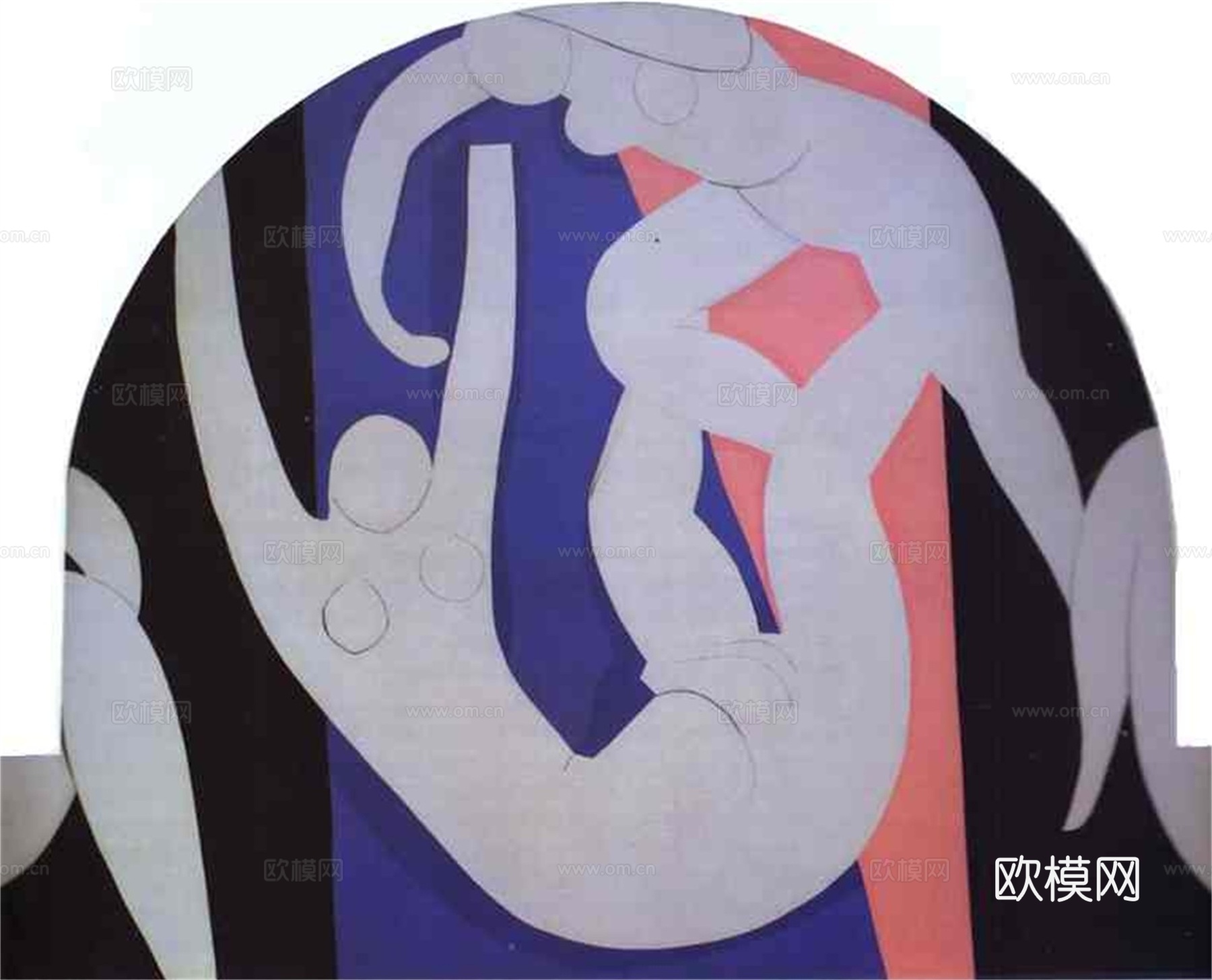 马蒂斯野兽派绘画作品，现代世界经典名画，抽象画024 马蒂斯下载