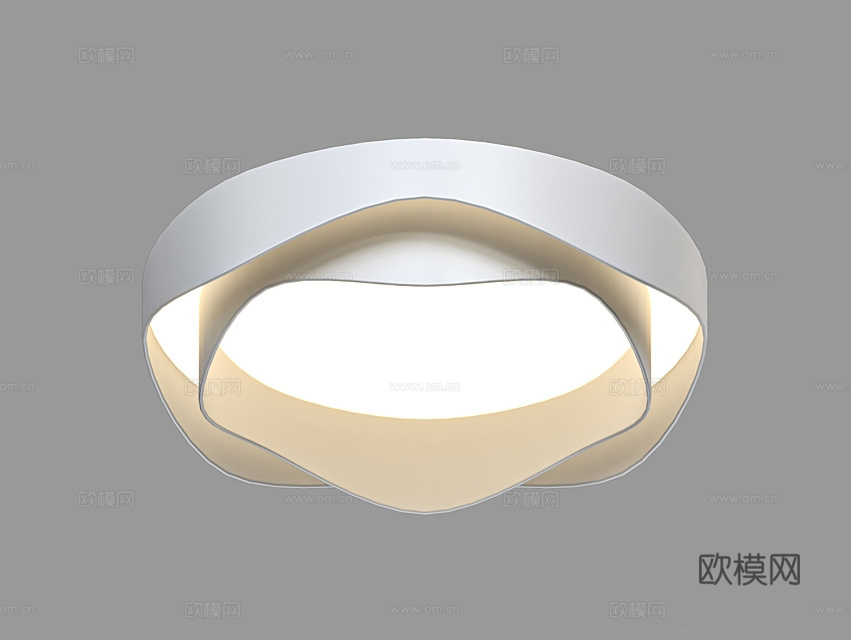 LampsShop 吸顶灯3d模型下载（渲染图1）