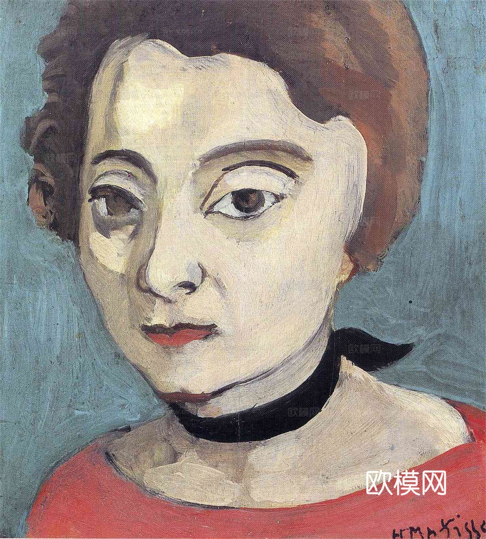 马蒂斯野兽派绘画作品，现代世界经典名画，抽象画226 马蒂斯下载