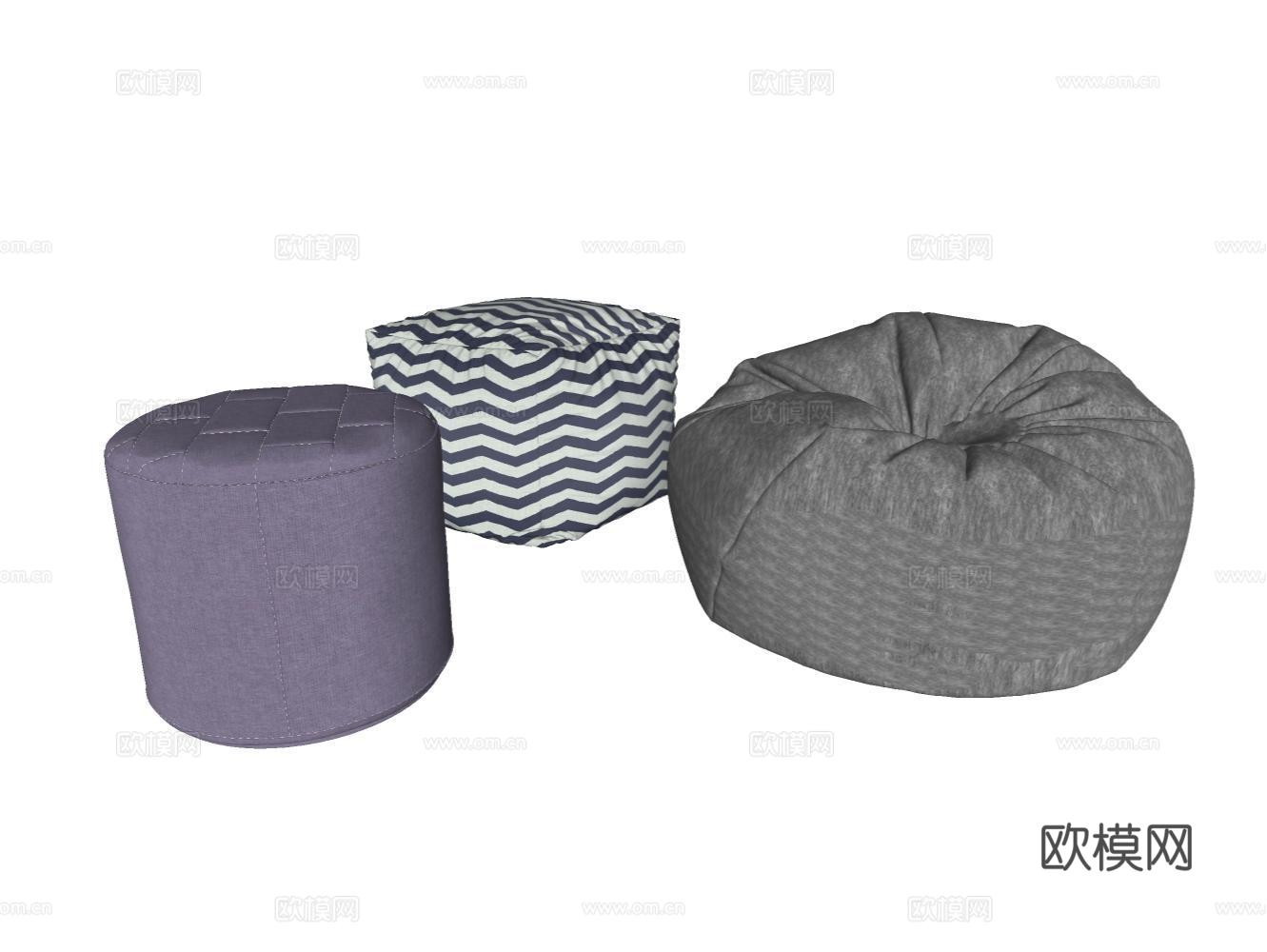 雕塑摆件家具灯具器材设备室外建筑小品su模型下载（渲染图2）