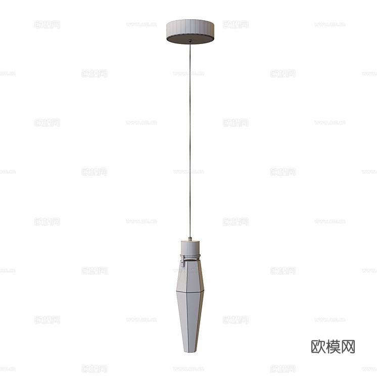 MODELUX 玻璃小吊灯3d模型下载（渲染图4）