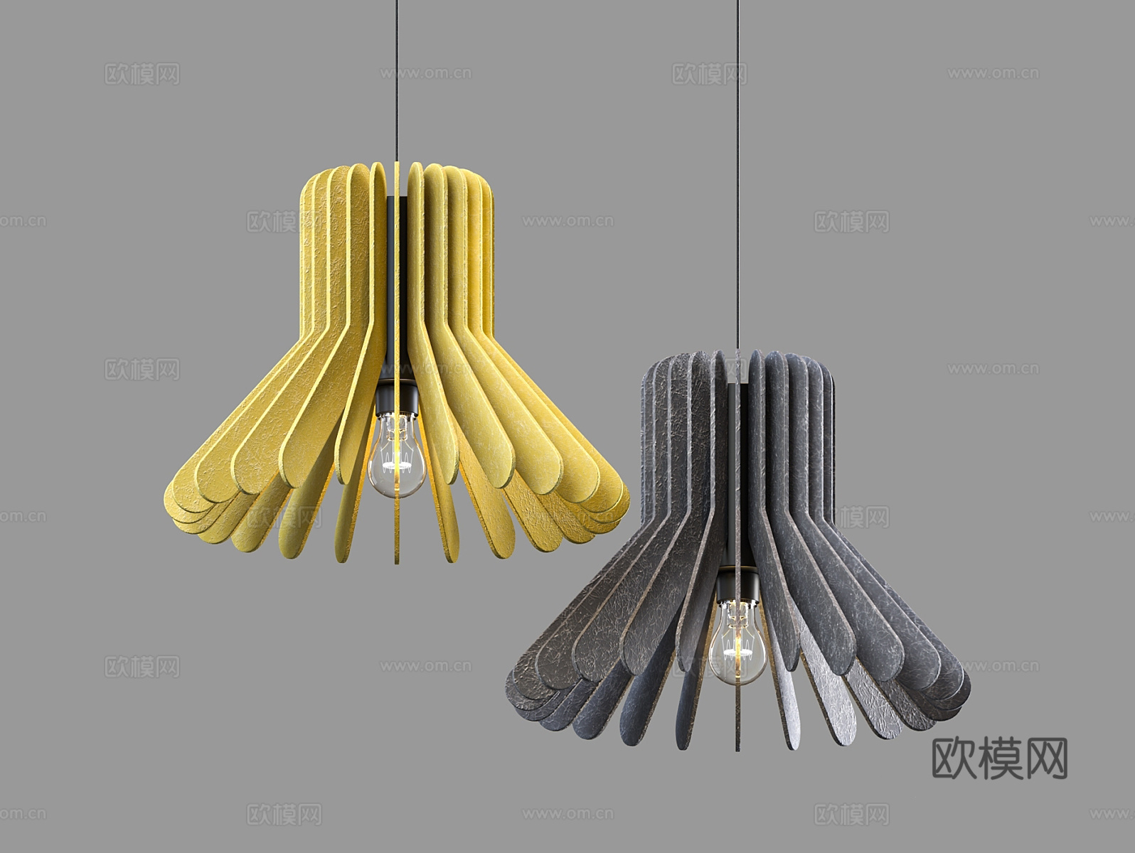 LampsShop 小吊灯3d模型下载（渲染图1）