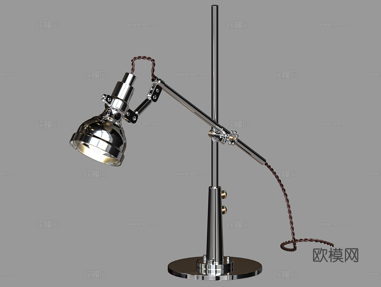 LampsShop 摇臂台灯3d模型下载（渲染图1）