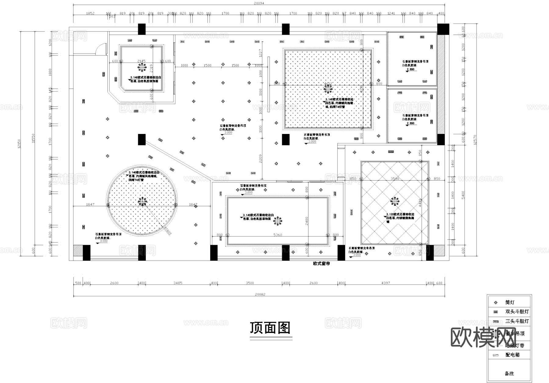 德威地板专卖店室内工装CAD施工图cad施工图