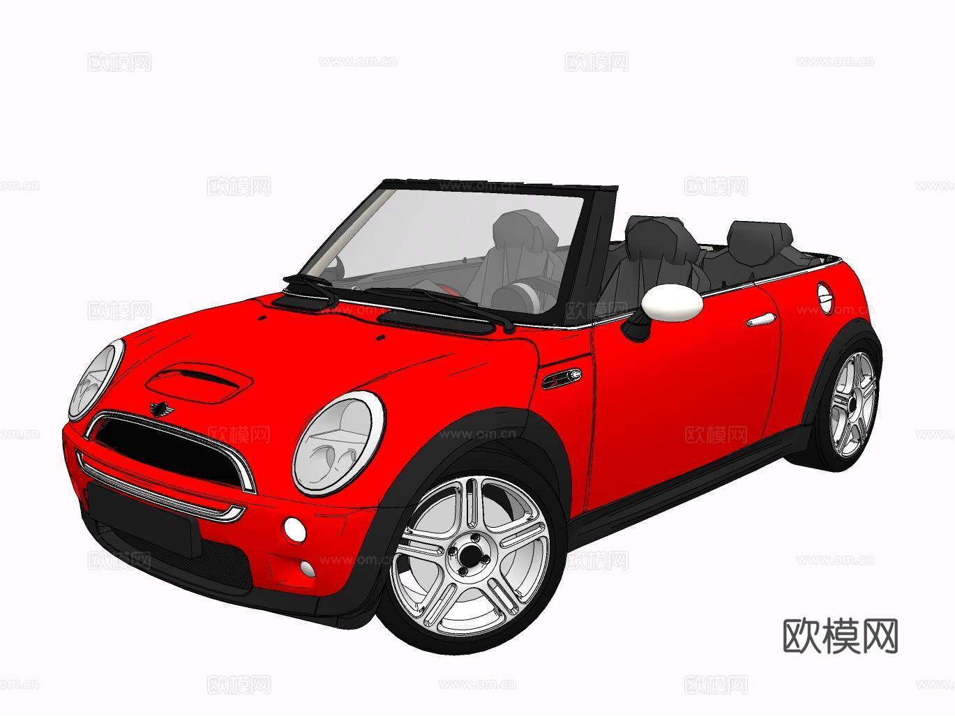 汽车su模型下载（渲染图2）