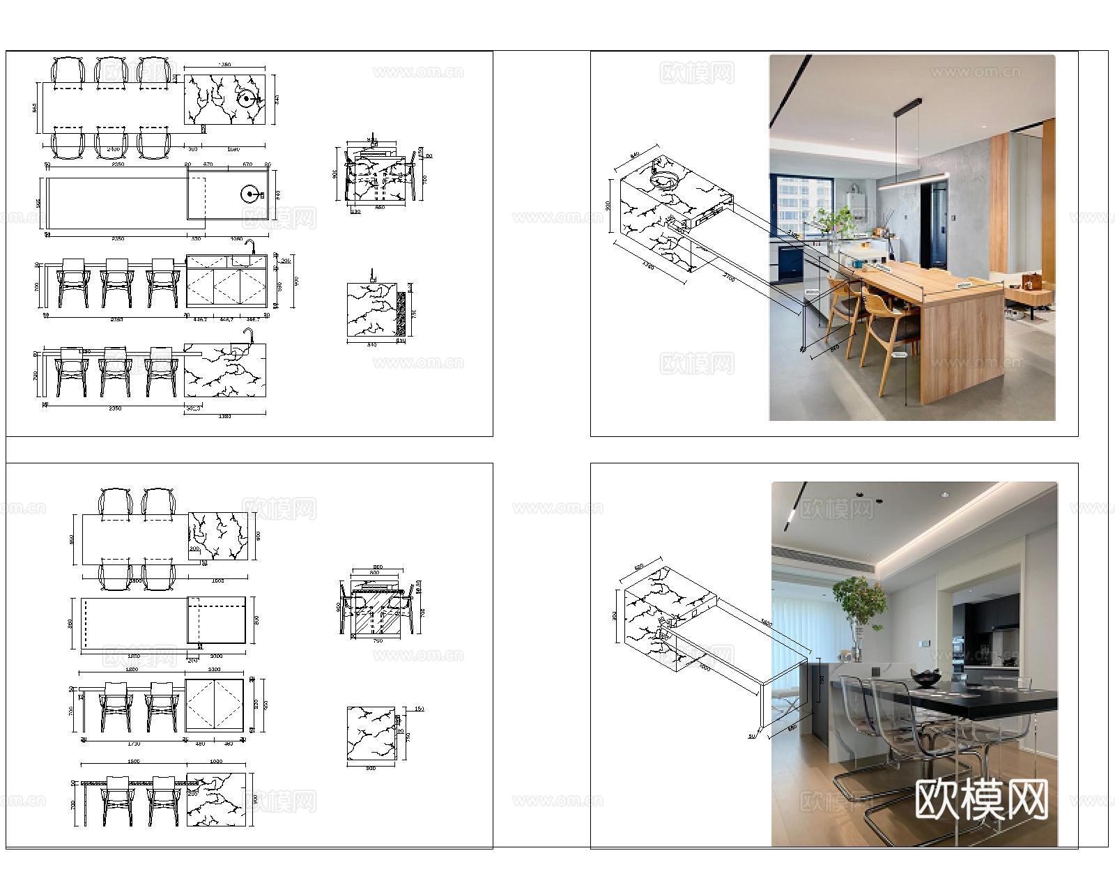 家装客餐厅卫生间卧室沙发家具组合CAD图库cad施工图