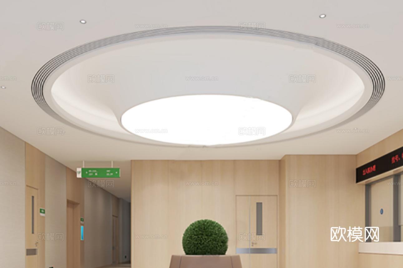 圆顶天花风口叠级、圆形软膜天花吊顶、圆弧软膜天花、天空之眼cad施工图