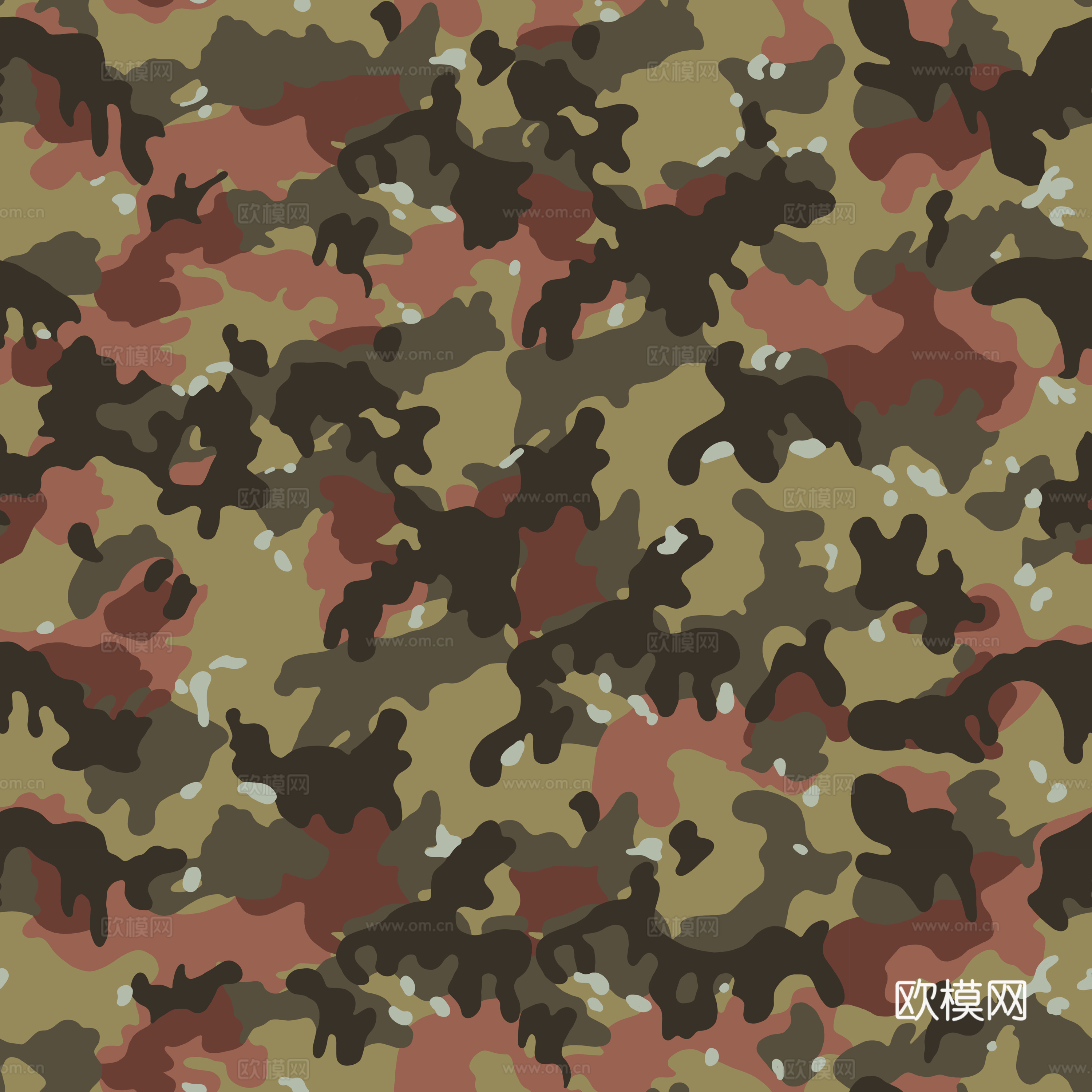 迷彩布纹布艺面料图案2