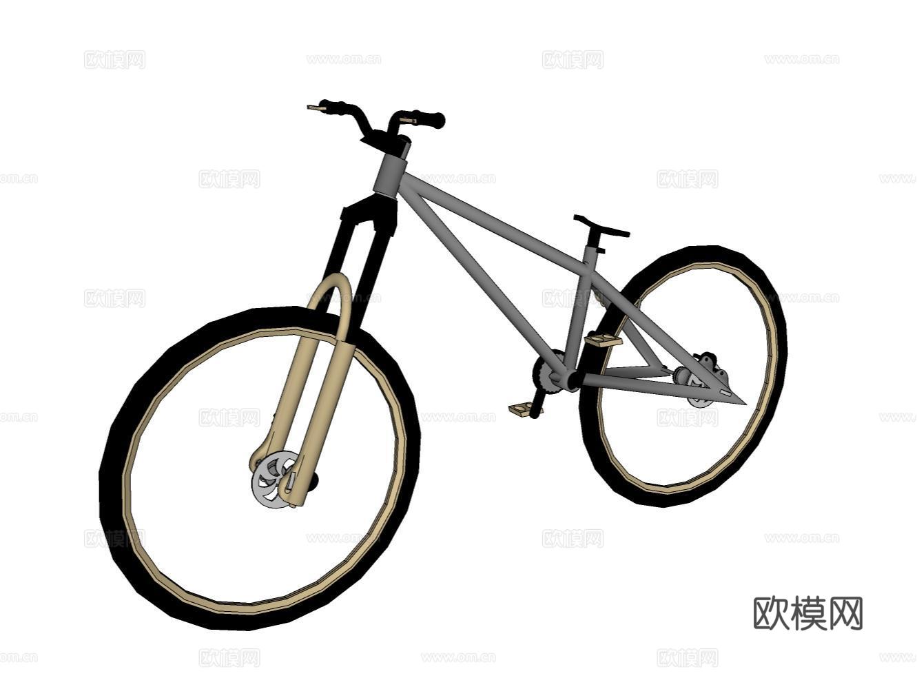 自行车su模型