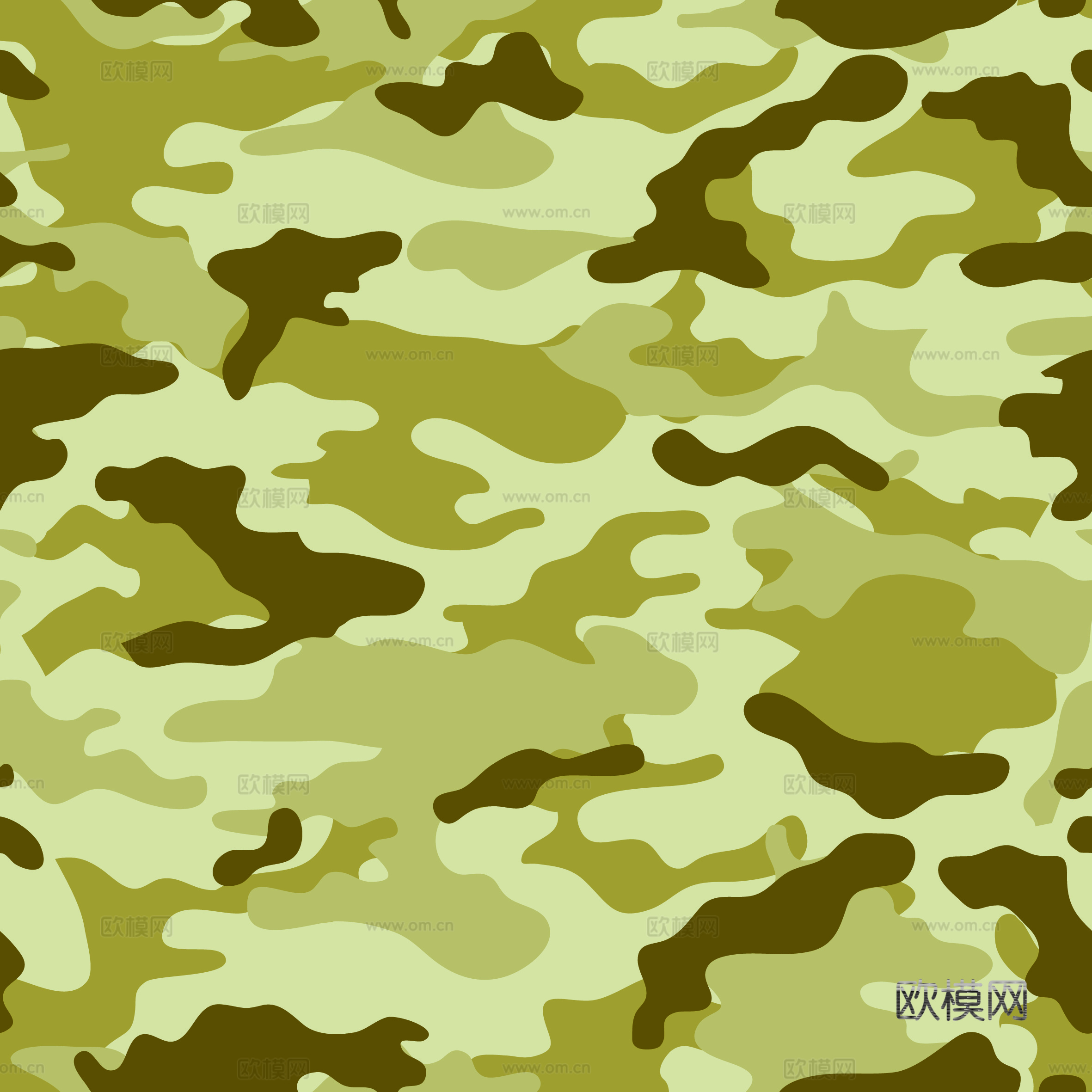 海陆空军绿迷彩服花纹图案168下载