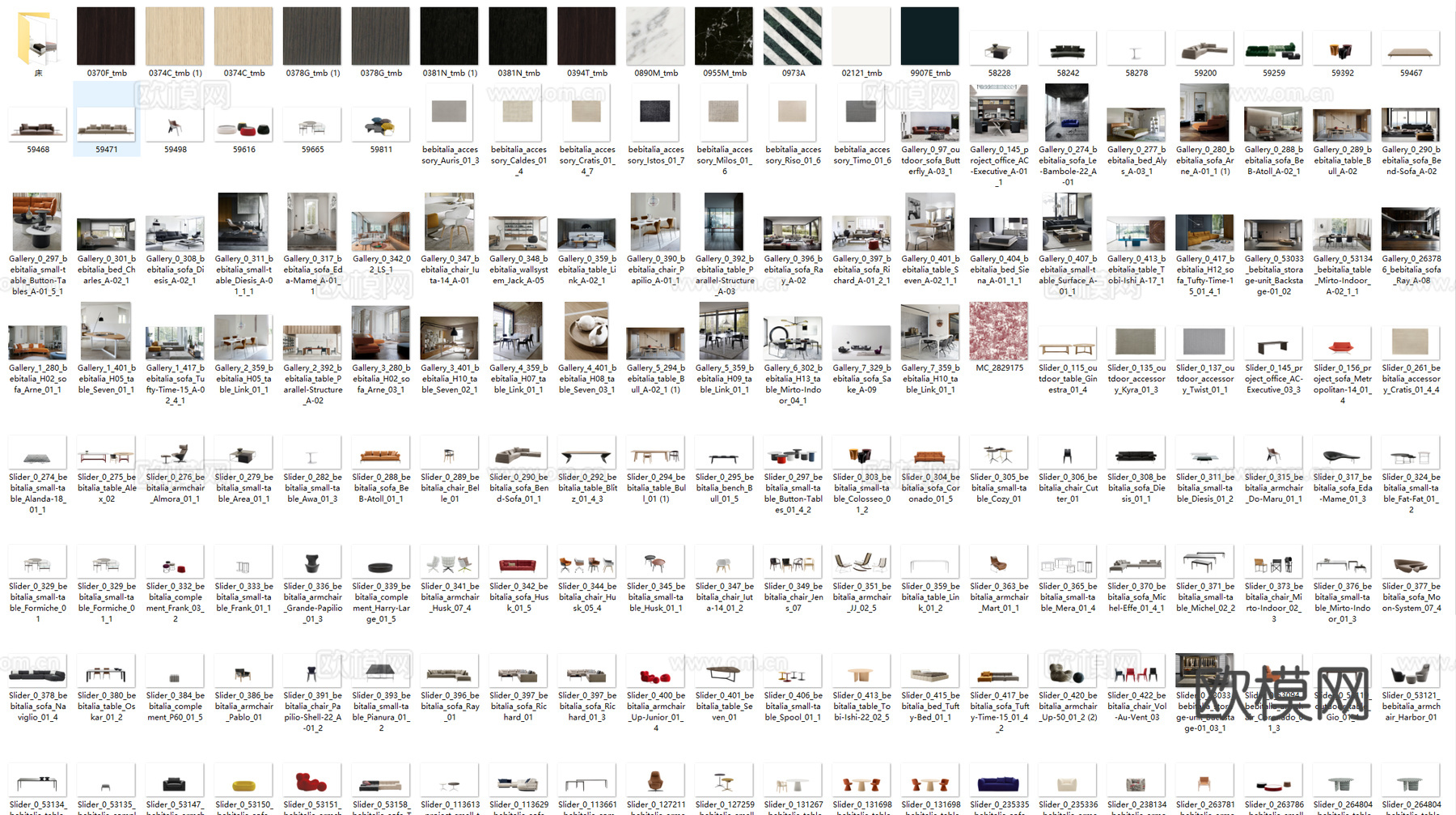 意大利B&amp;B Italia平面cad施工图cad施工图