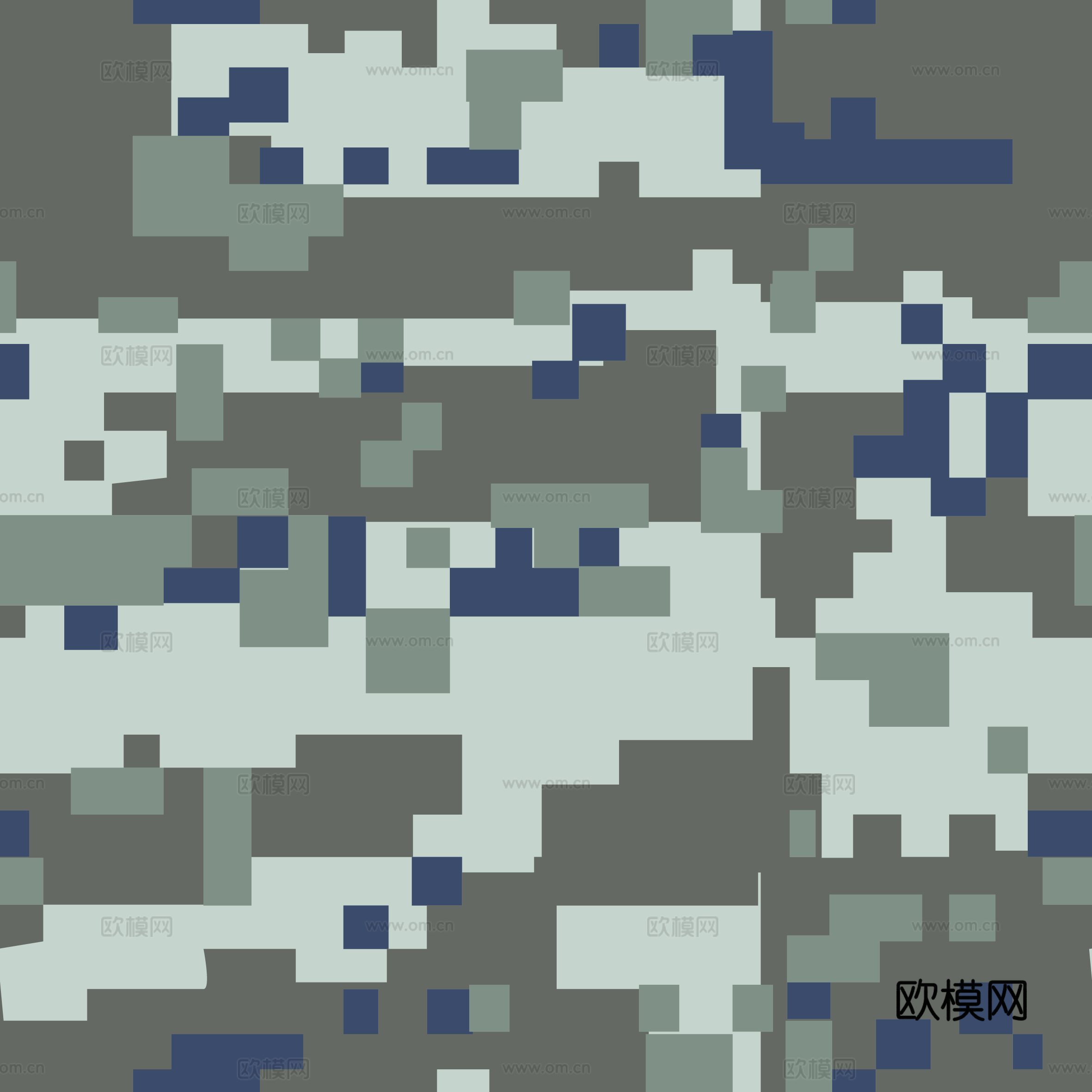 海陆空军绿迷彩服花纹图案19