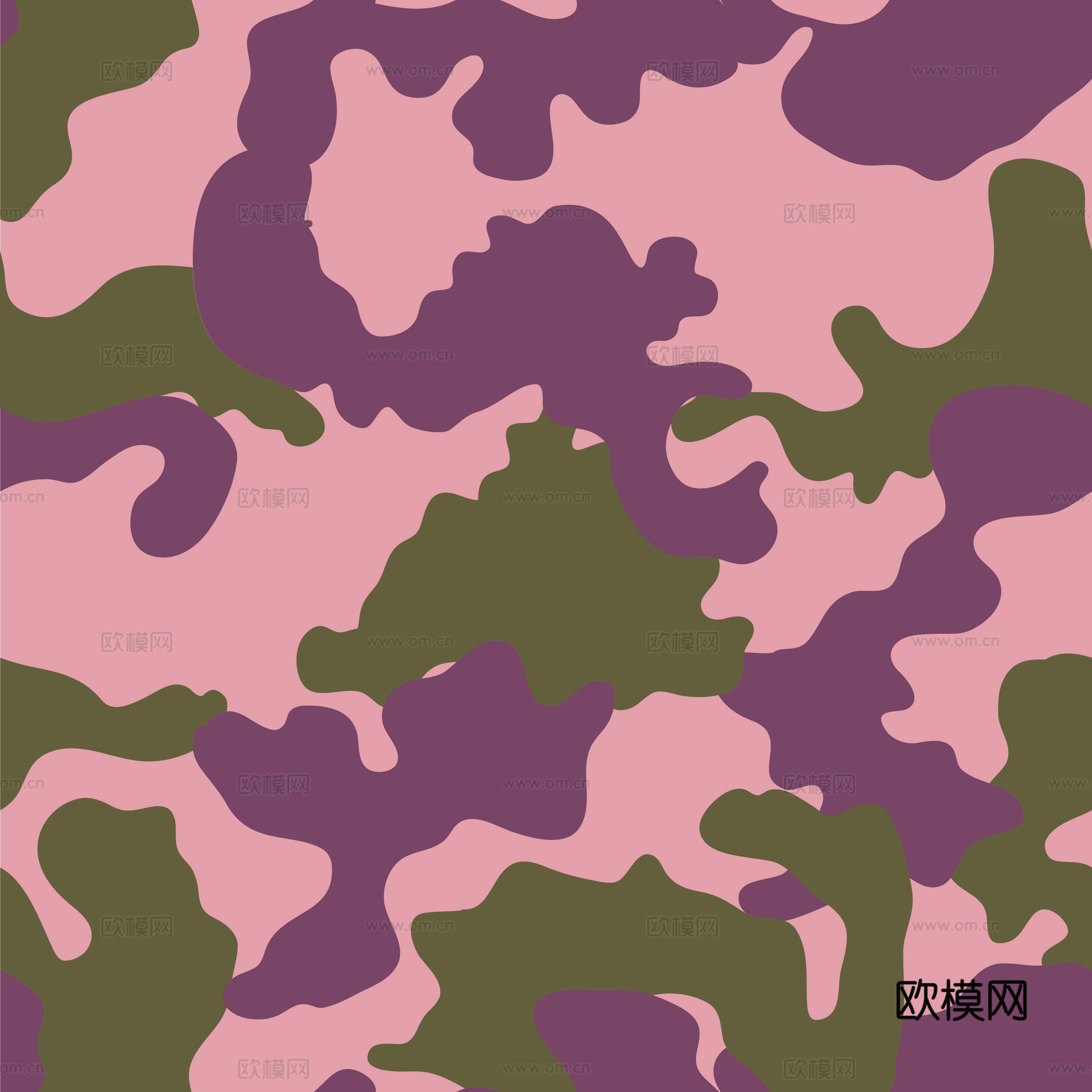 海陆空军绿迷彩服花纹图案32