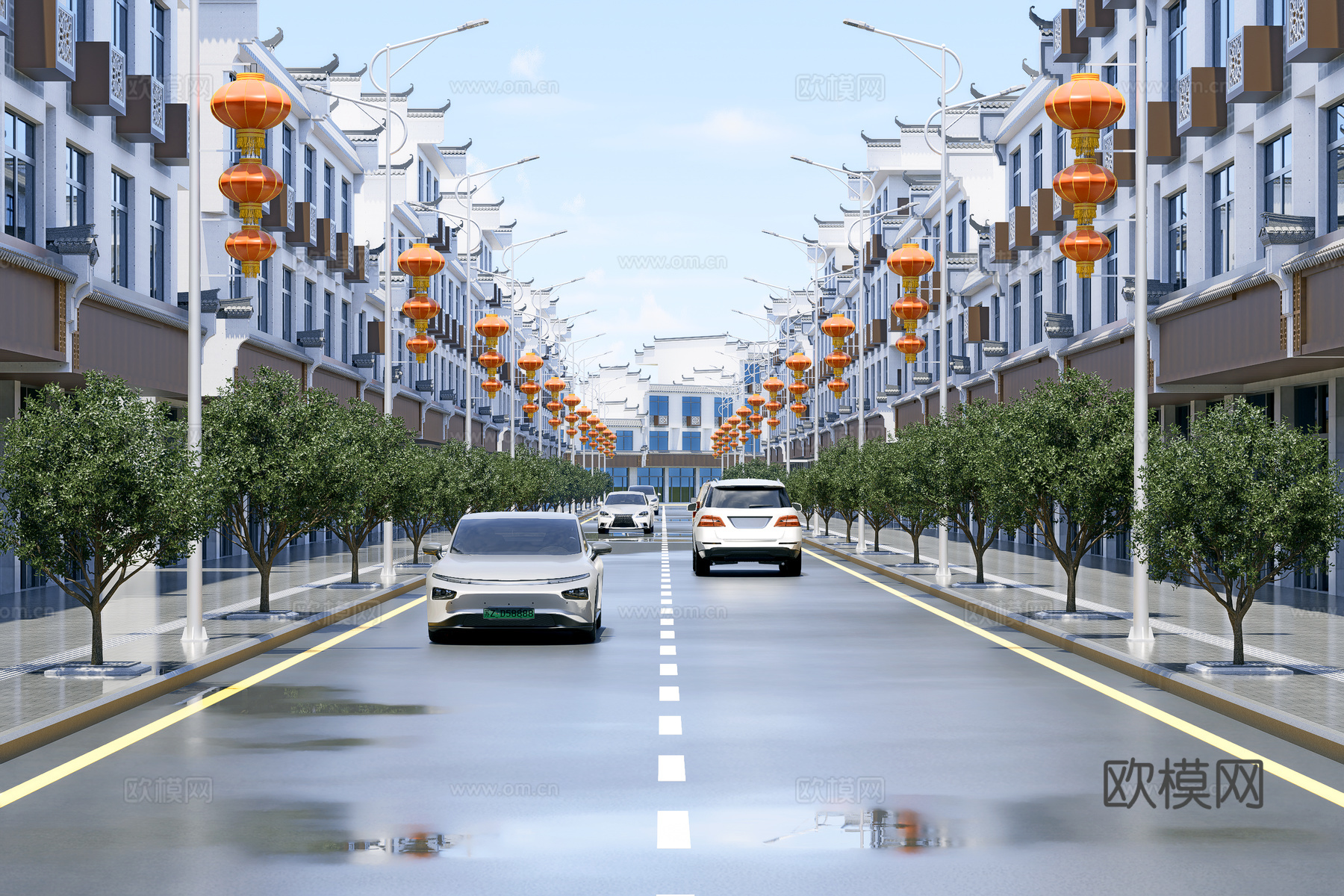 徽派建筑su模型