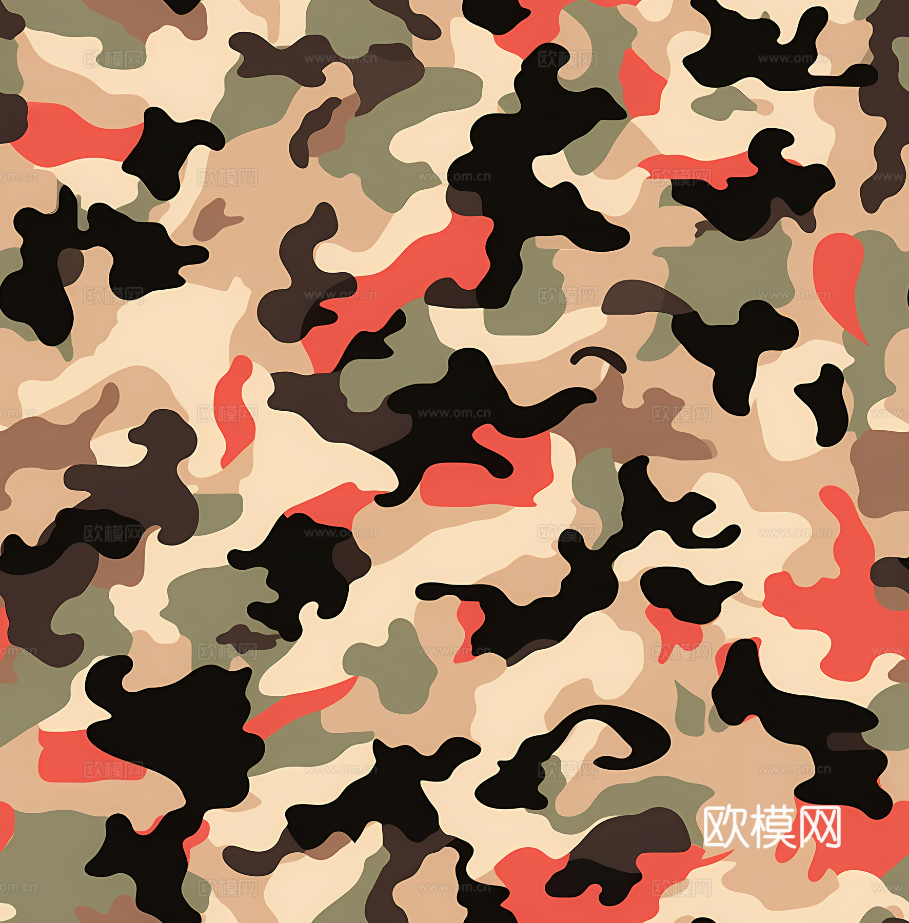 时尚迷彩图案肌理76