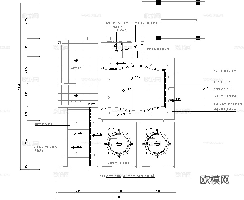 茶楼 茶馆  最新全套施工图合集cad施工图
