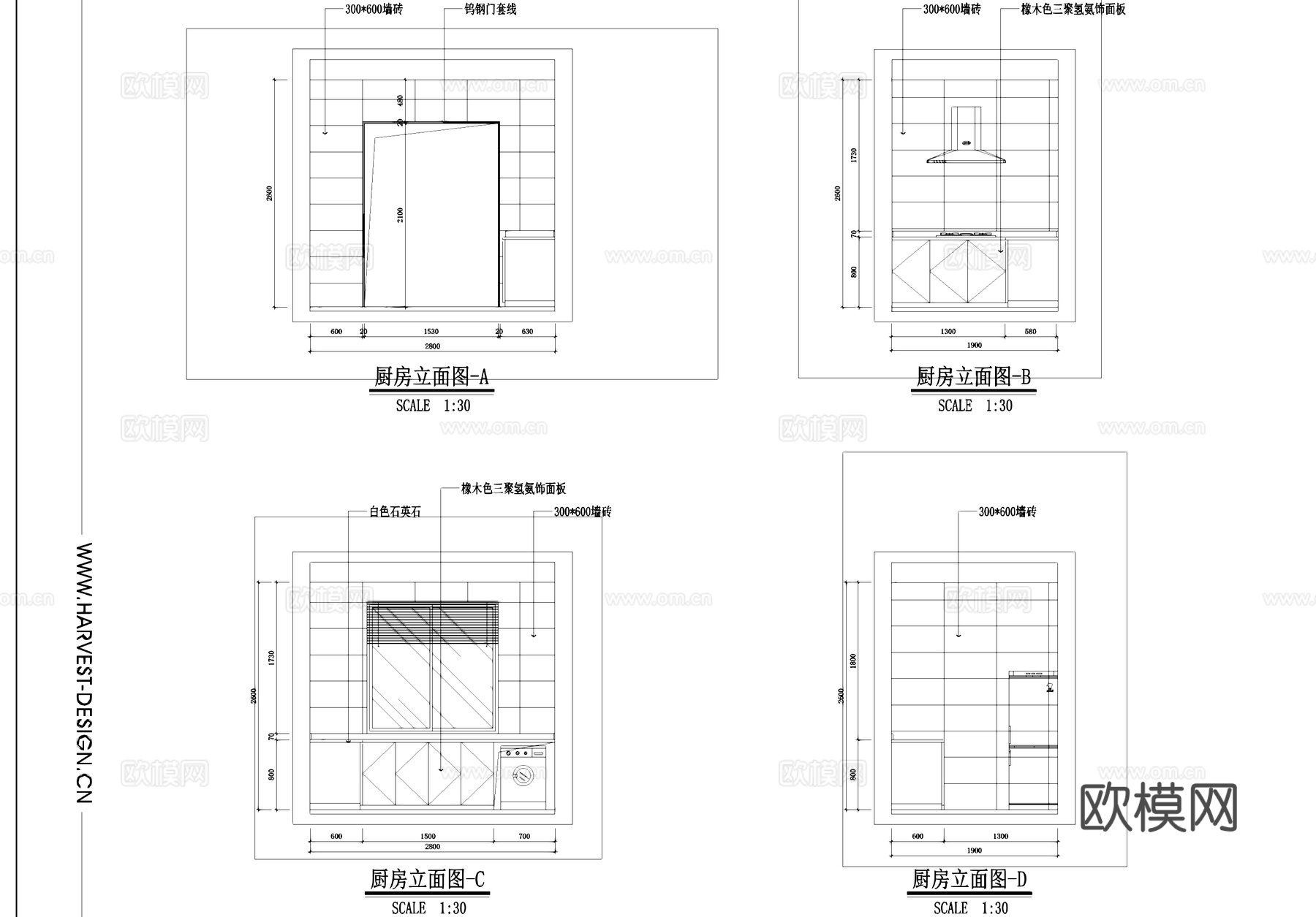 禅意度假风民宿室内工装CAD施工图cad施工图