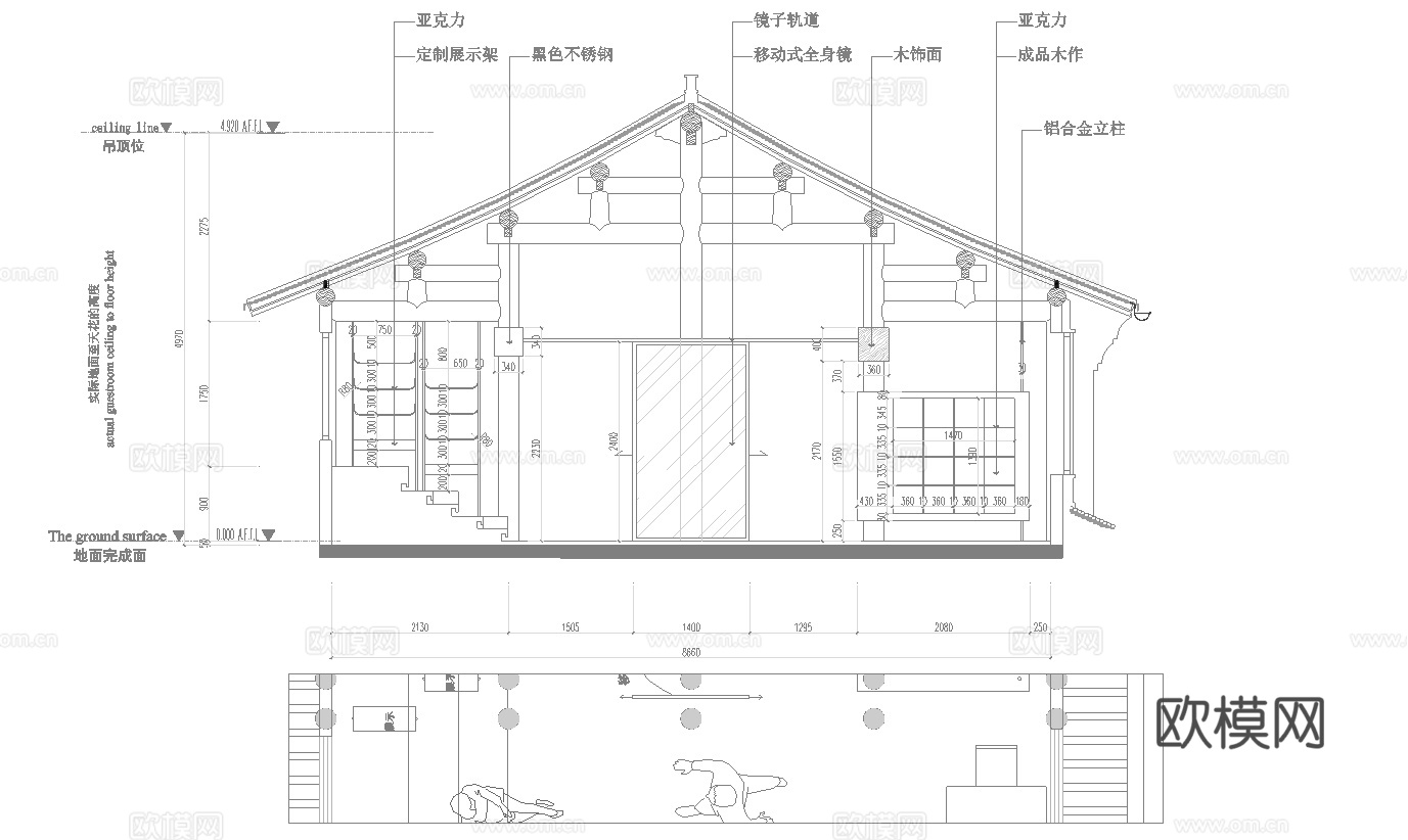 茶楼 茶馆  最新全套施工图合集cad施工图