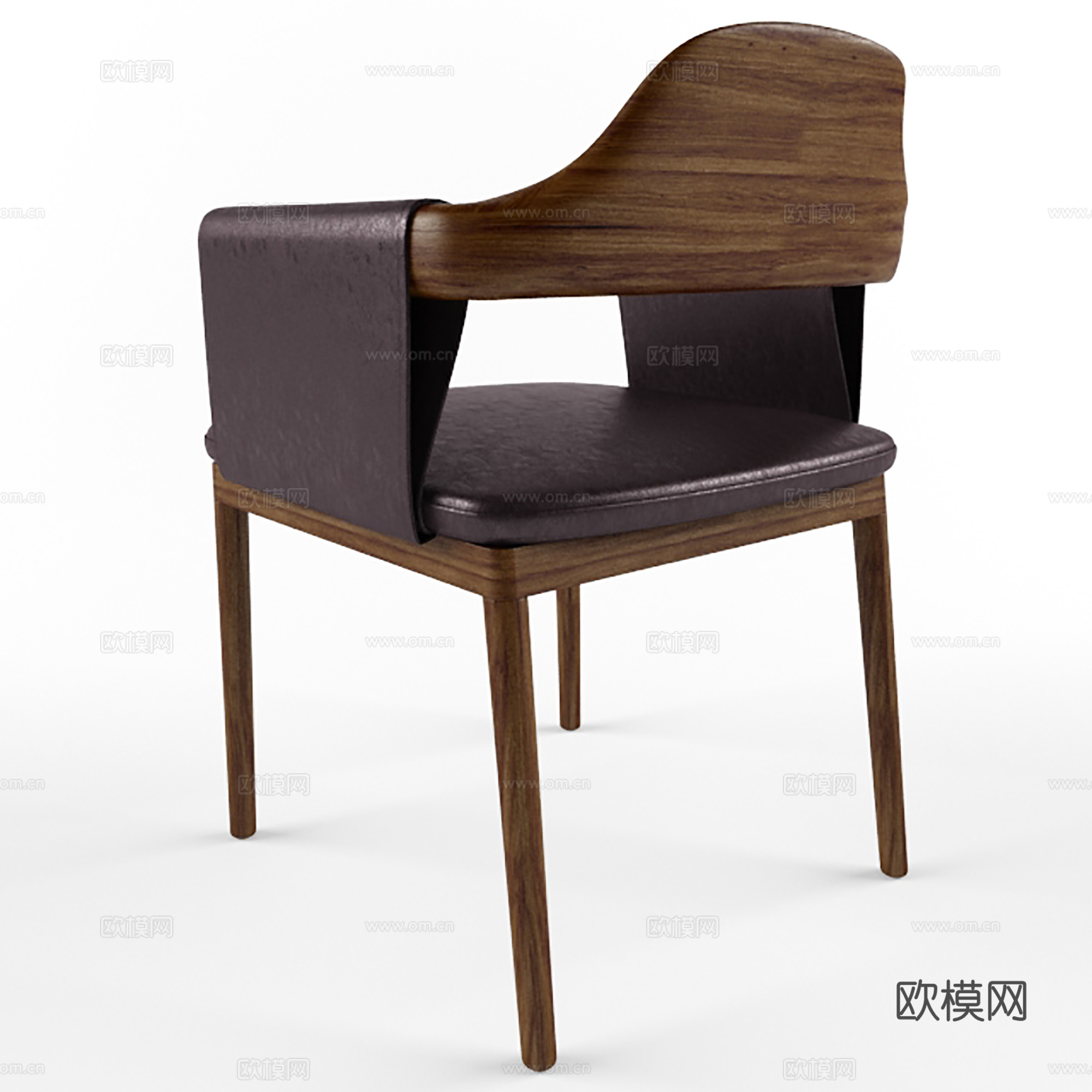 现代休闲椅子3d模型下载（渲染图3）