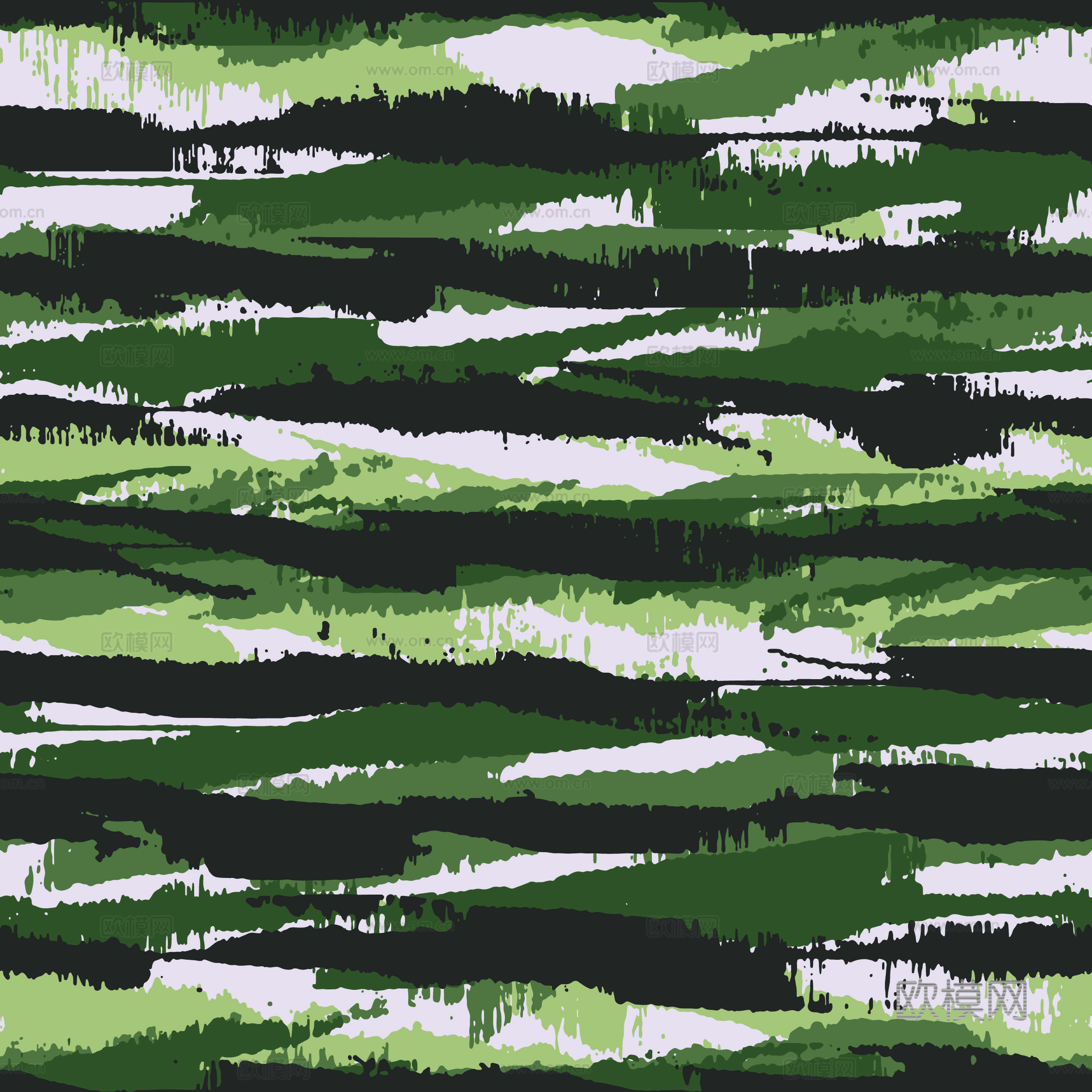 海陆空军绿迷彩服花纹图案211