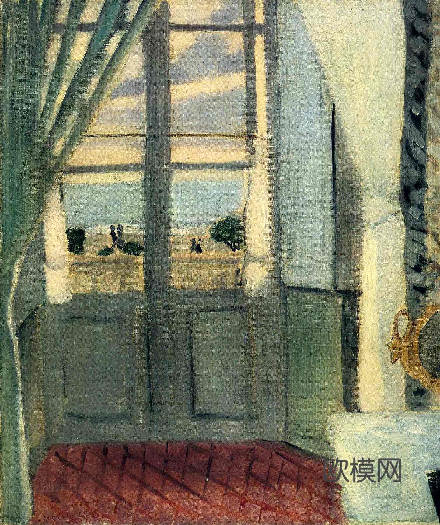 马蒂斯野兽派绘画作品，现代世界经典名画，抽象画459 马蒂斯下载