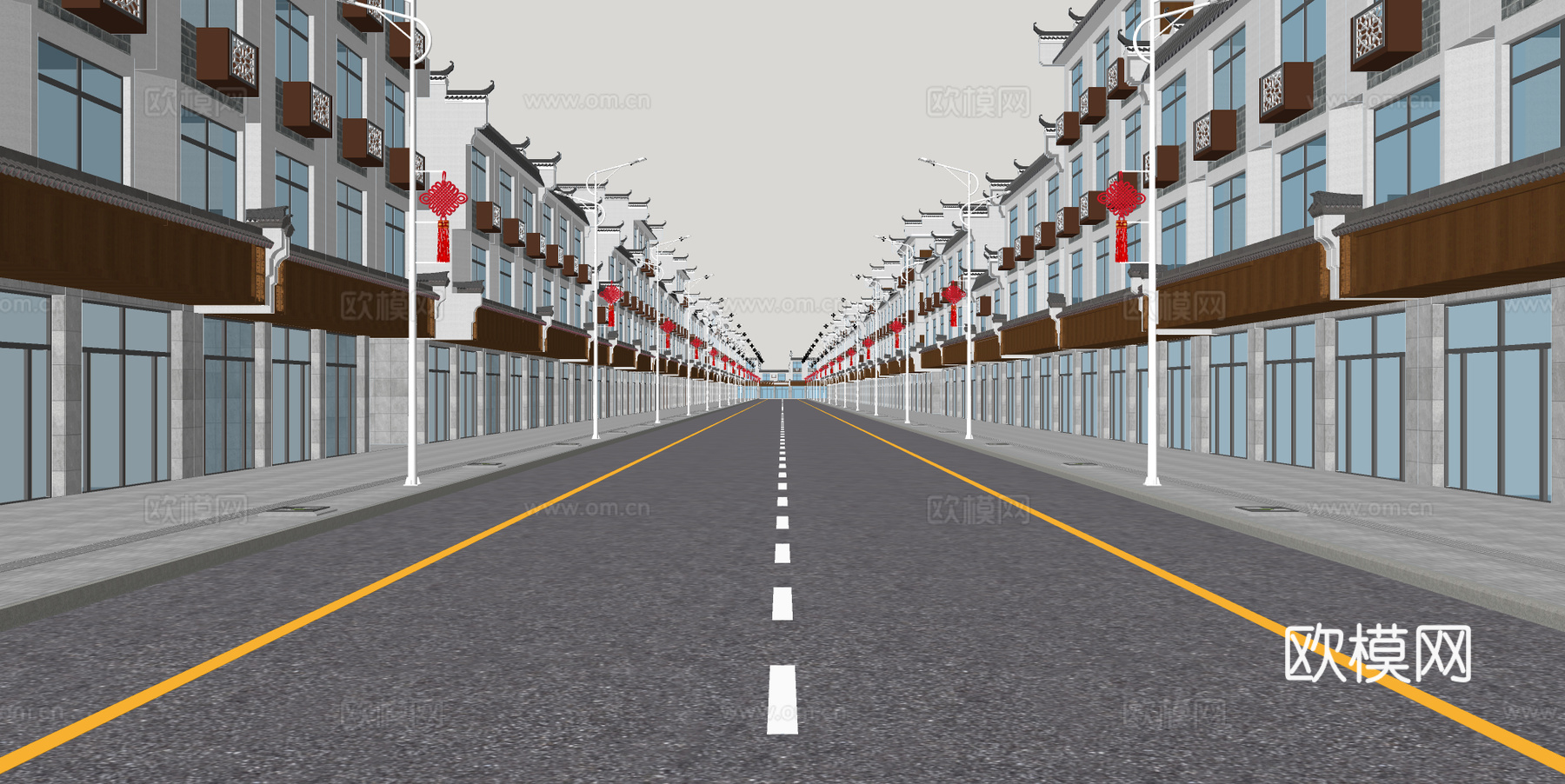 徽派建筑su模型