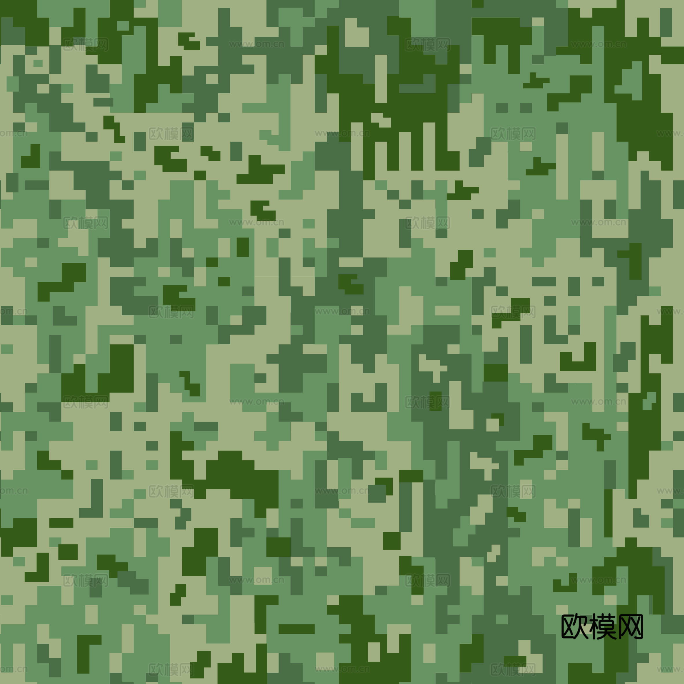 海陆空军绿迷彩服花纹图案66