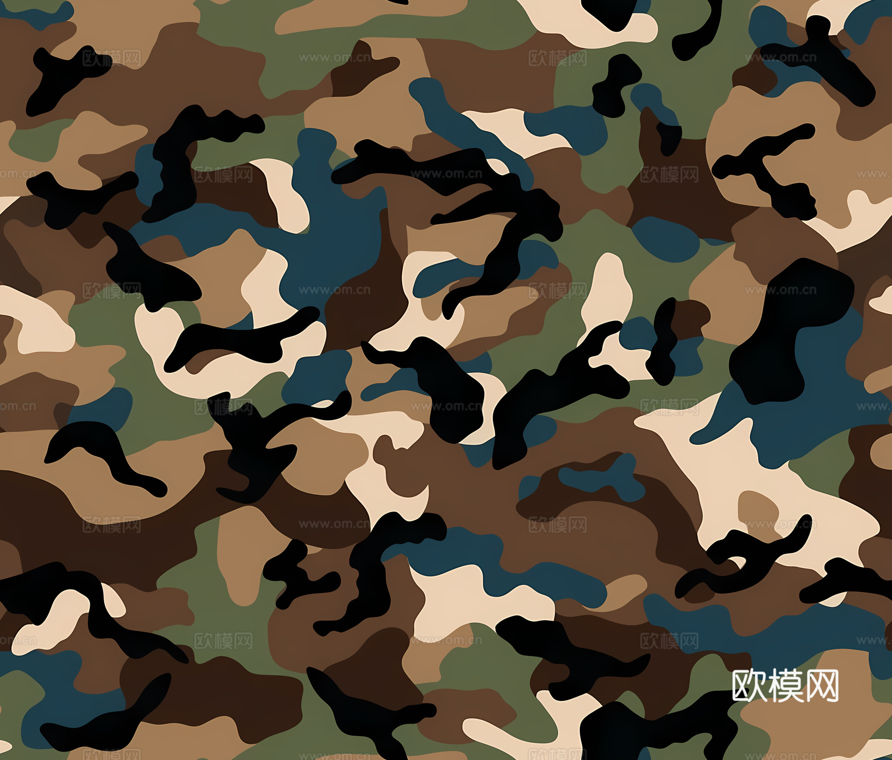 时尚迷彩图案肌理97