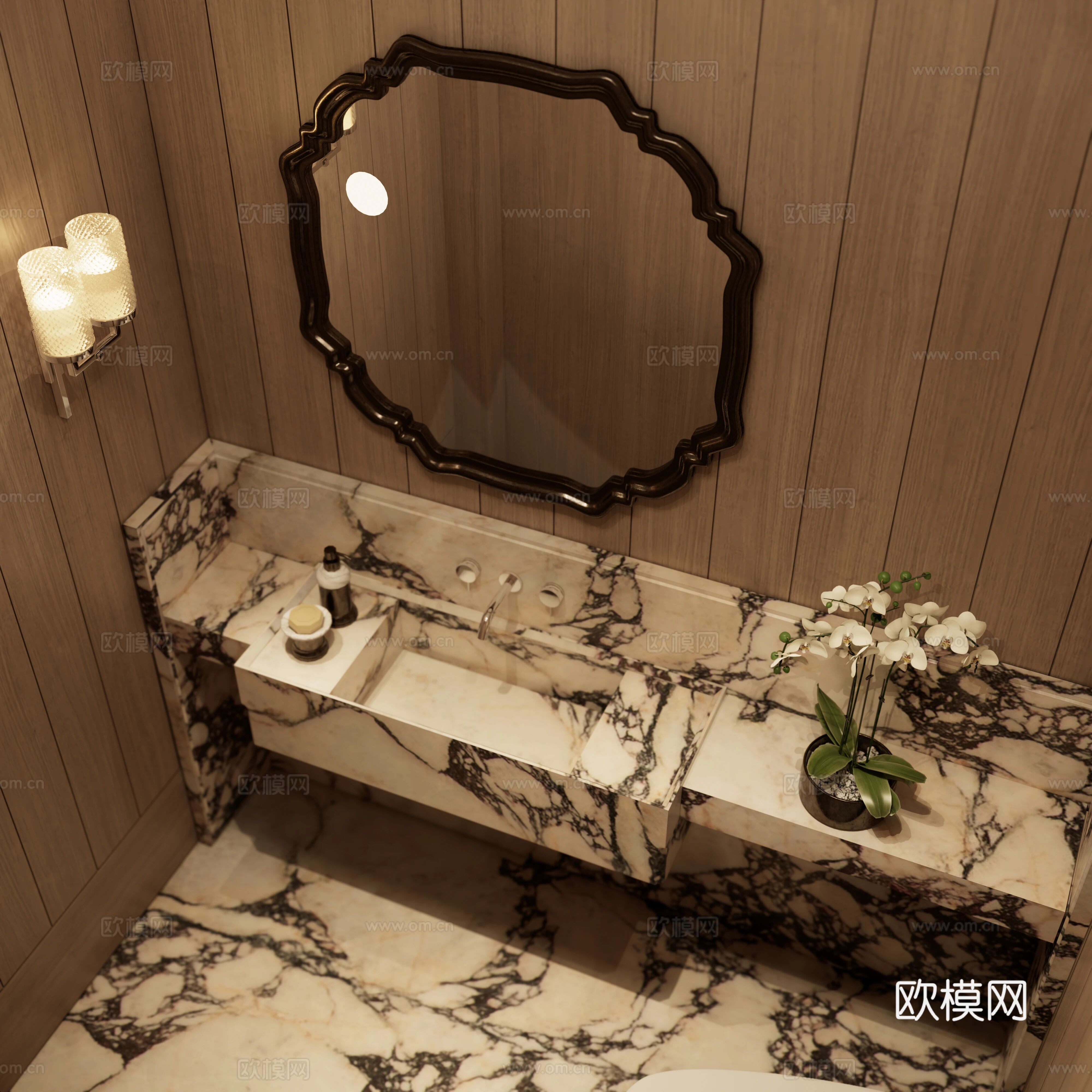 大理石洗手台盆、大理石一体台盆、洗手台梳妆镜、马桶间独立台盆cad施工图