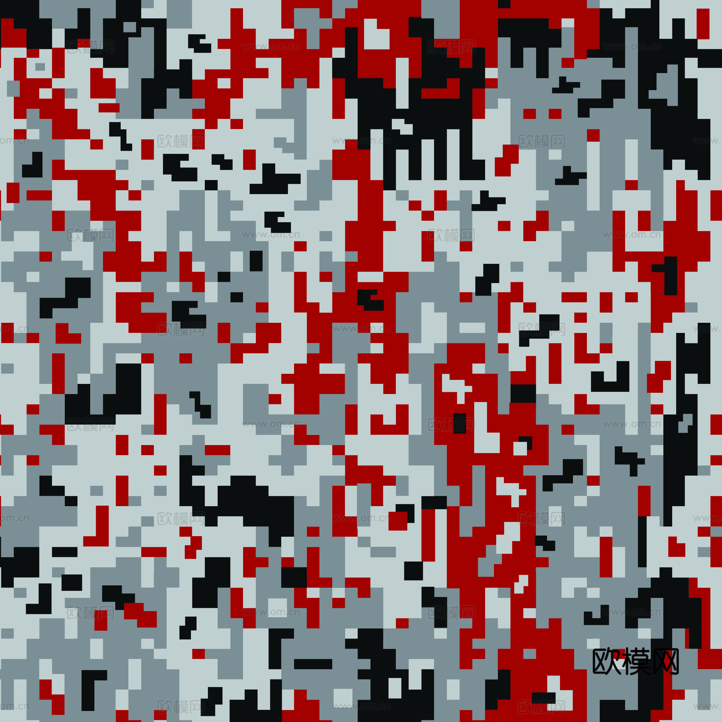 海陆空军绿迷彩服花纹图案75