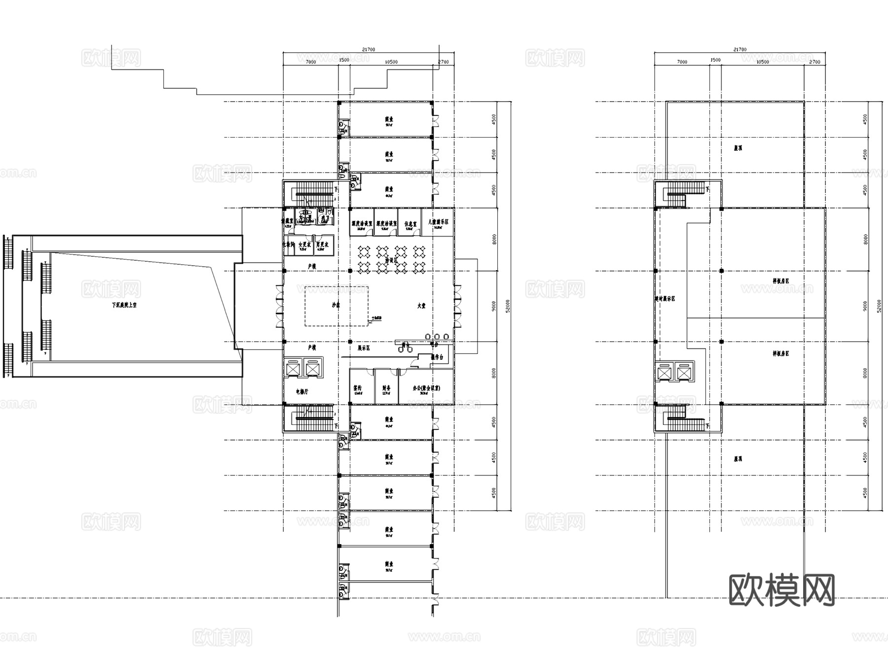 诸暨居住区规划建筑平面CAD施工图+SU模型cad施工图