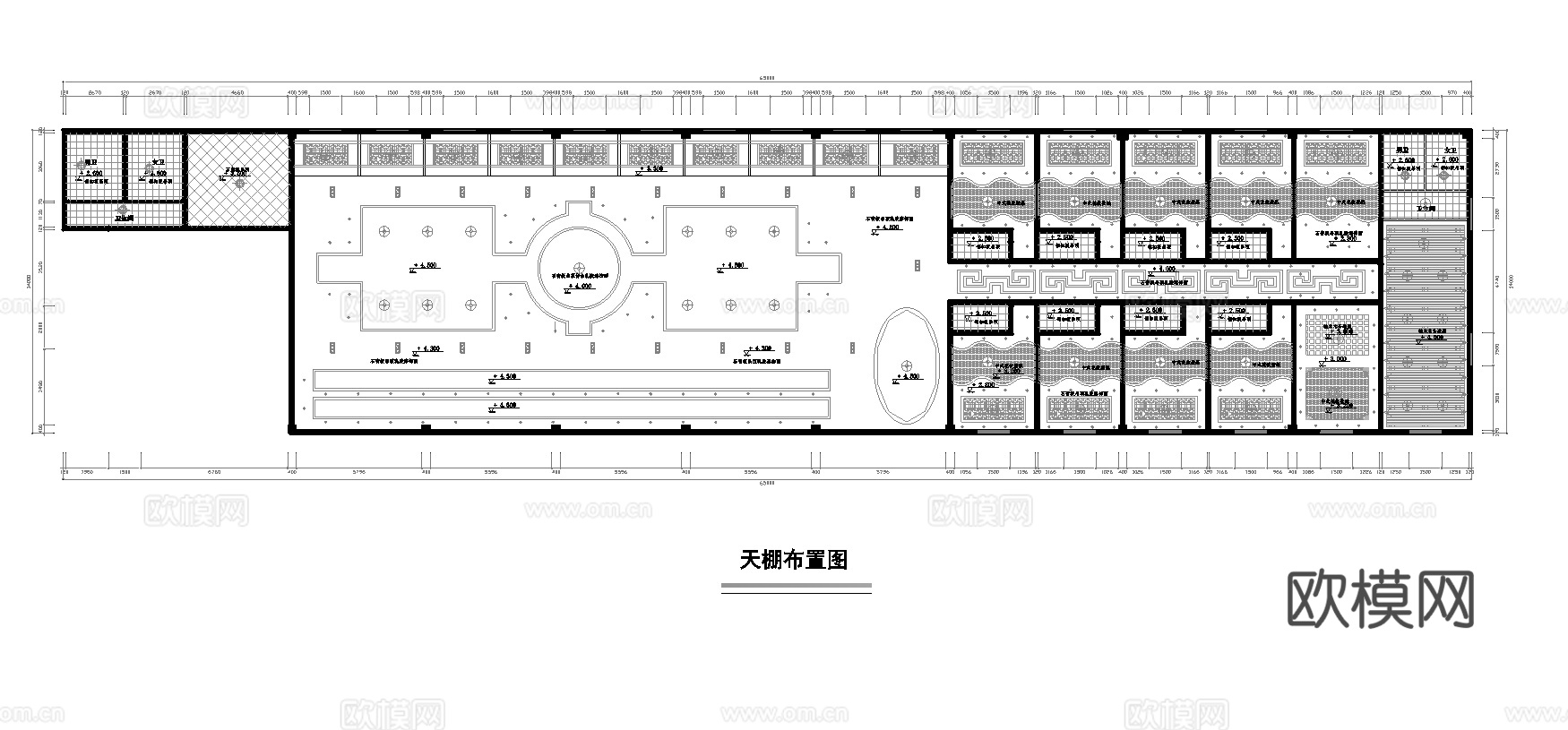 茶楼 茶馆  最新全套施工图合集cad施工图
