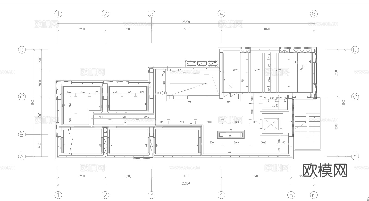茶楼 茶馆  最新全套施工图合集cad施工图