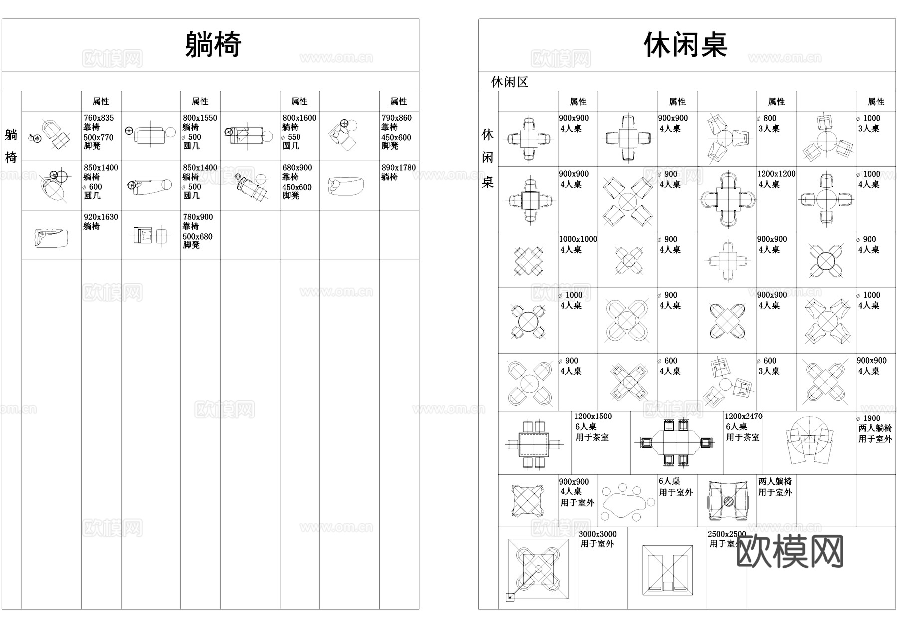 室内家具桌椅沙发床电器装饰台洁具灯具CAD图块图库cad施工图