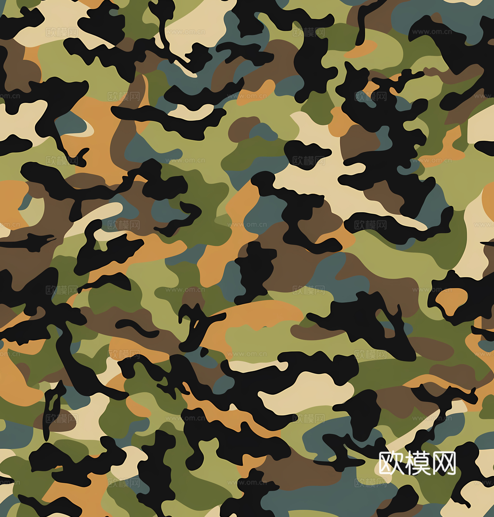 时尚迷彩图案肌理4