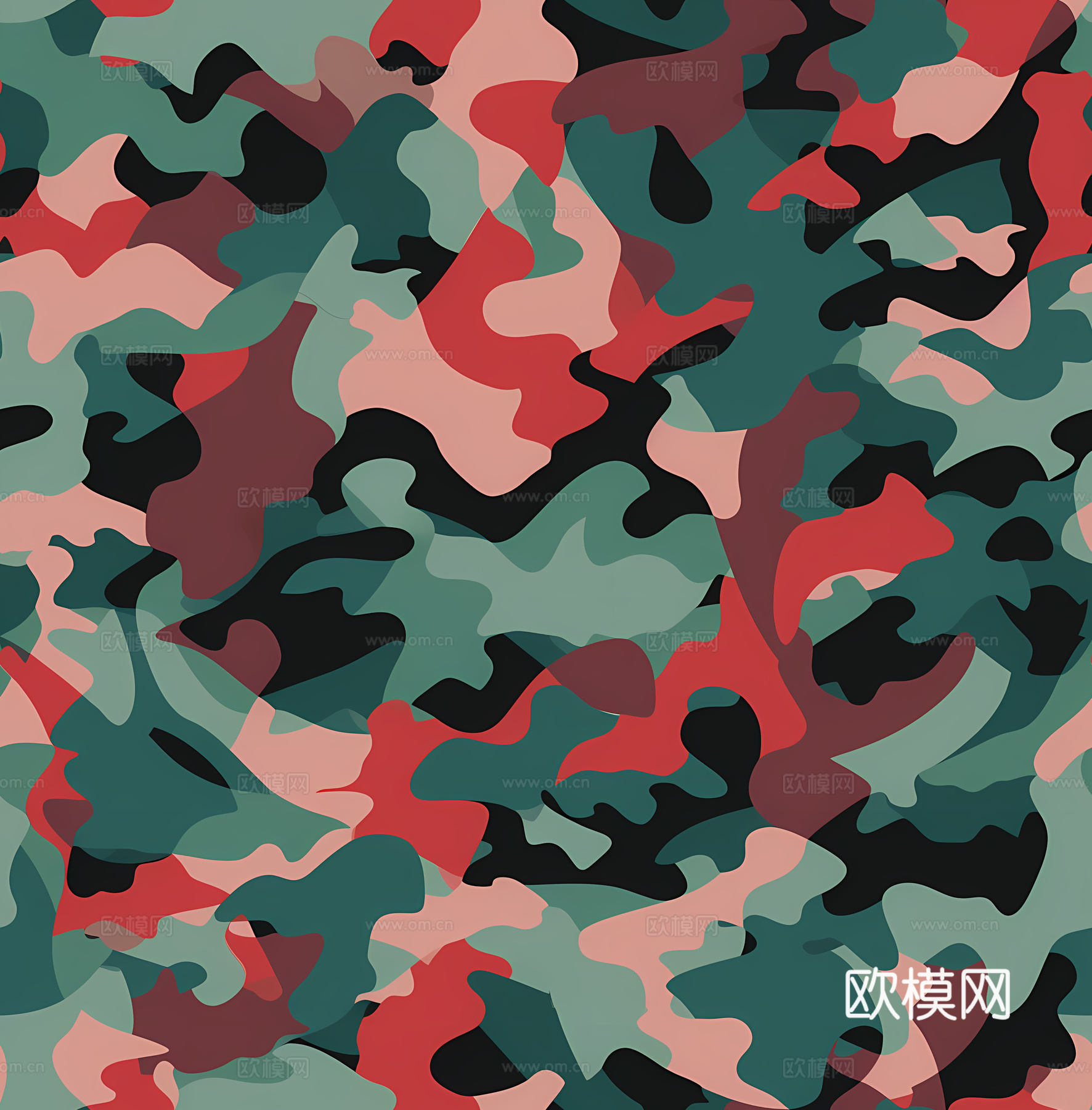 时尚迷彩图案肌理287