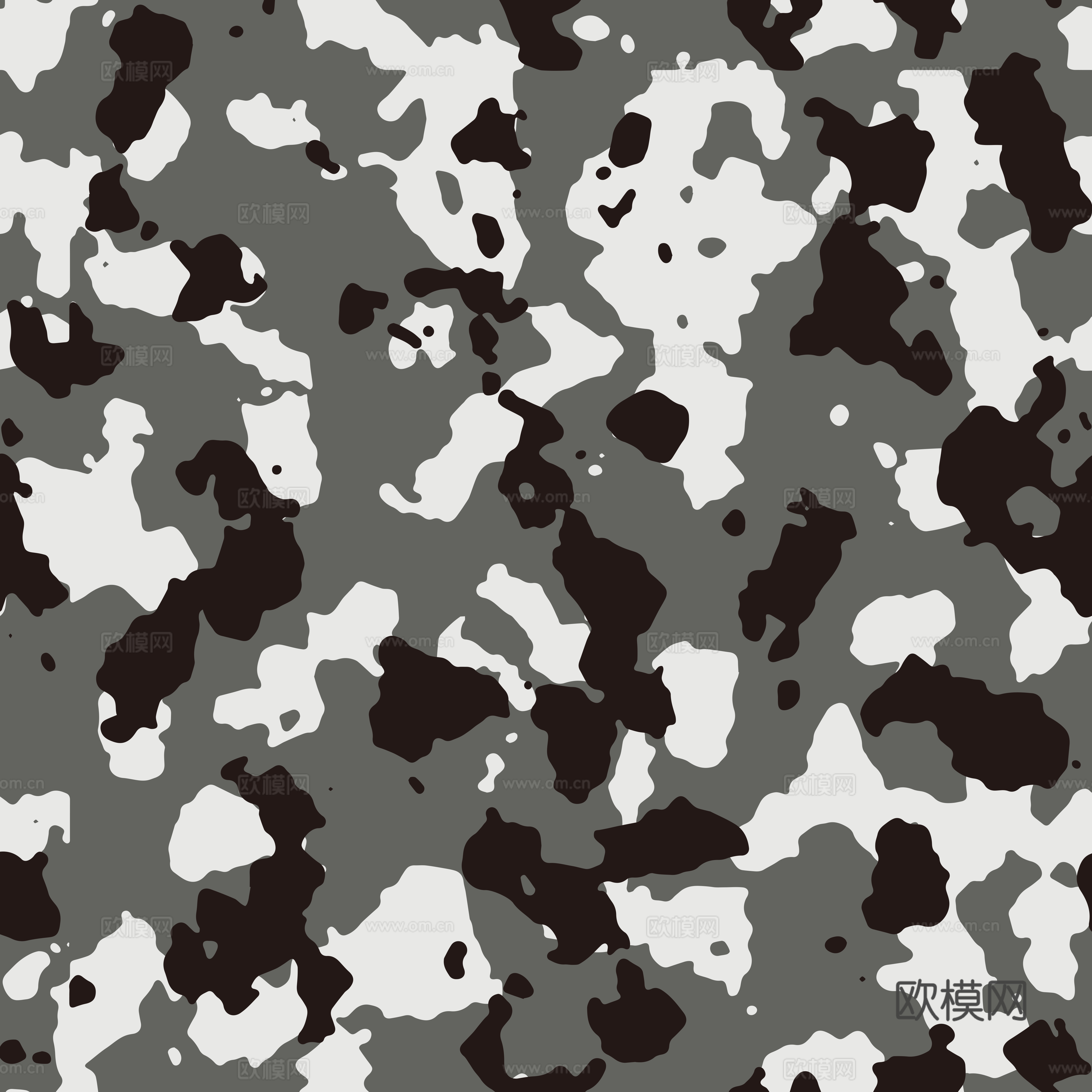 海陆空军绿迷彩服花纹图案11