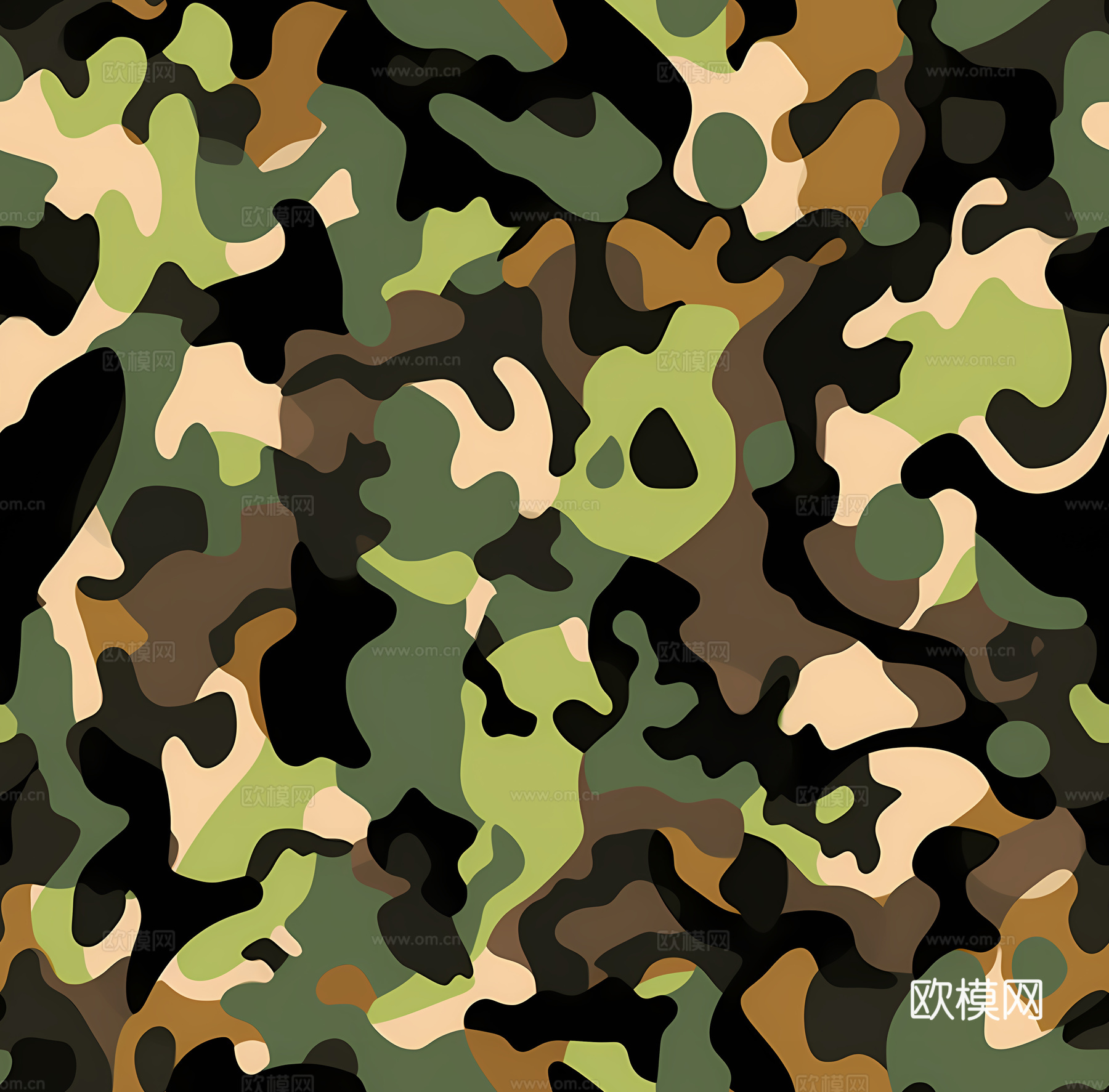 时尚迷彩图案肌理160