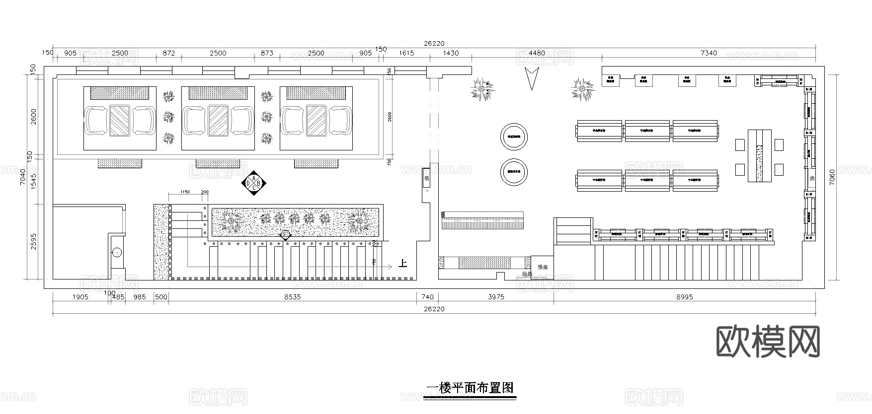 茶楼 茶馆  最新全套施工图合集cad施工图