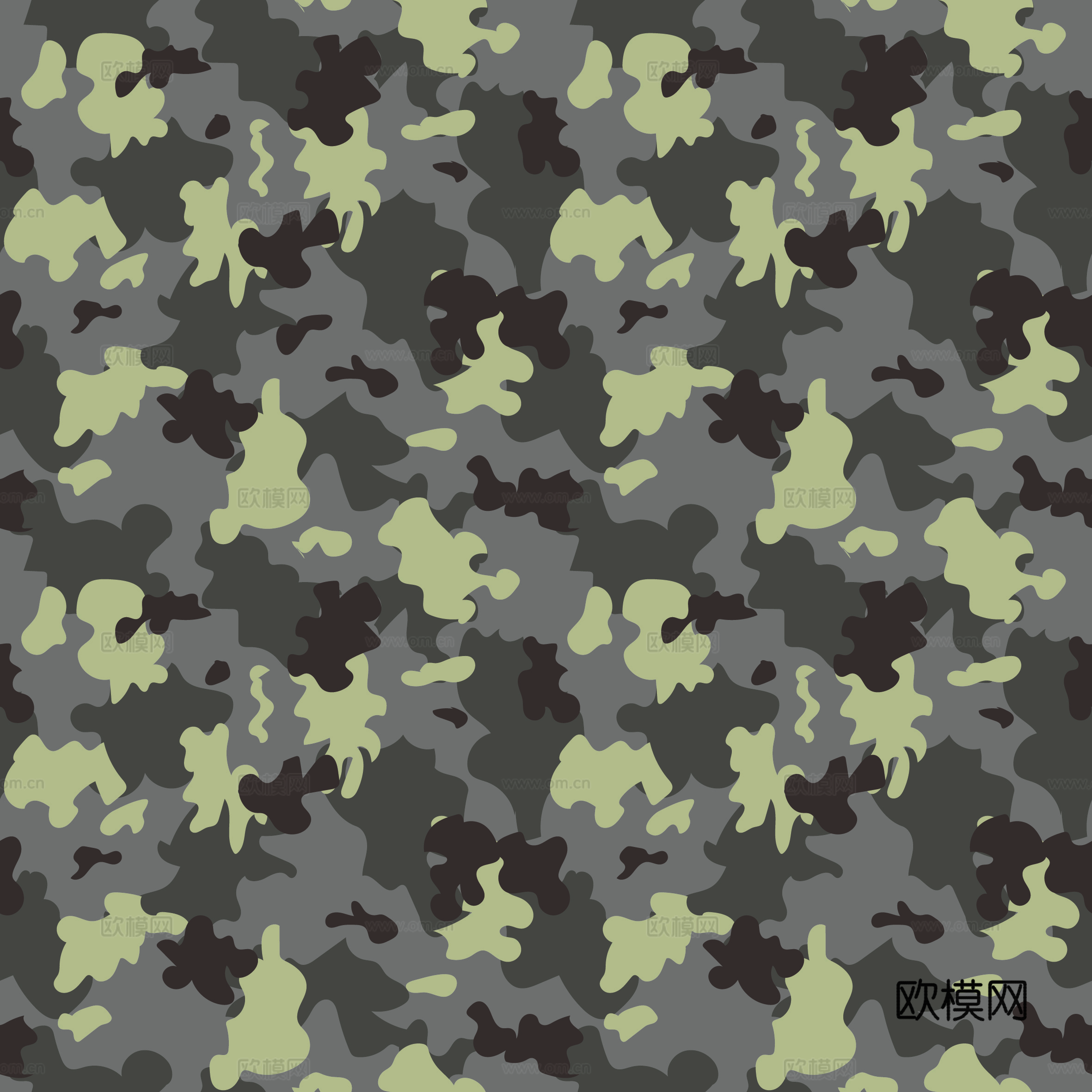 海陆空军绿迷彩服花纹图案128下载