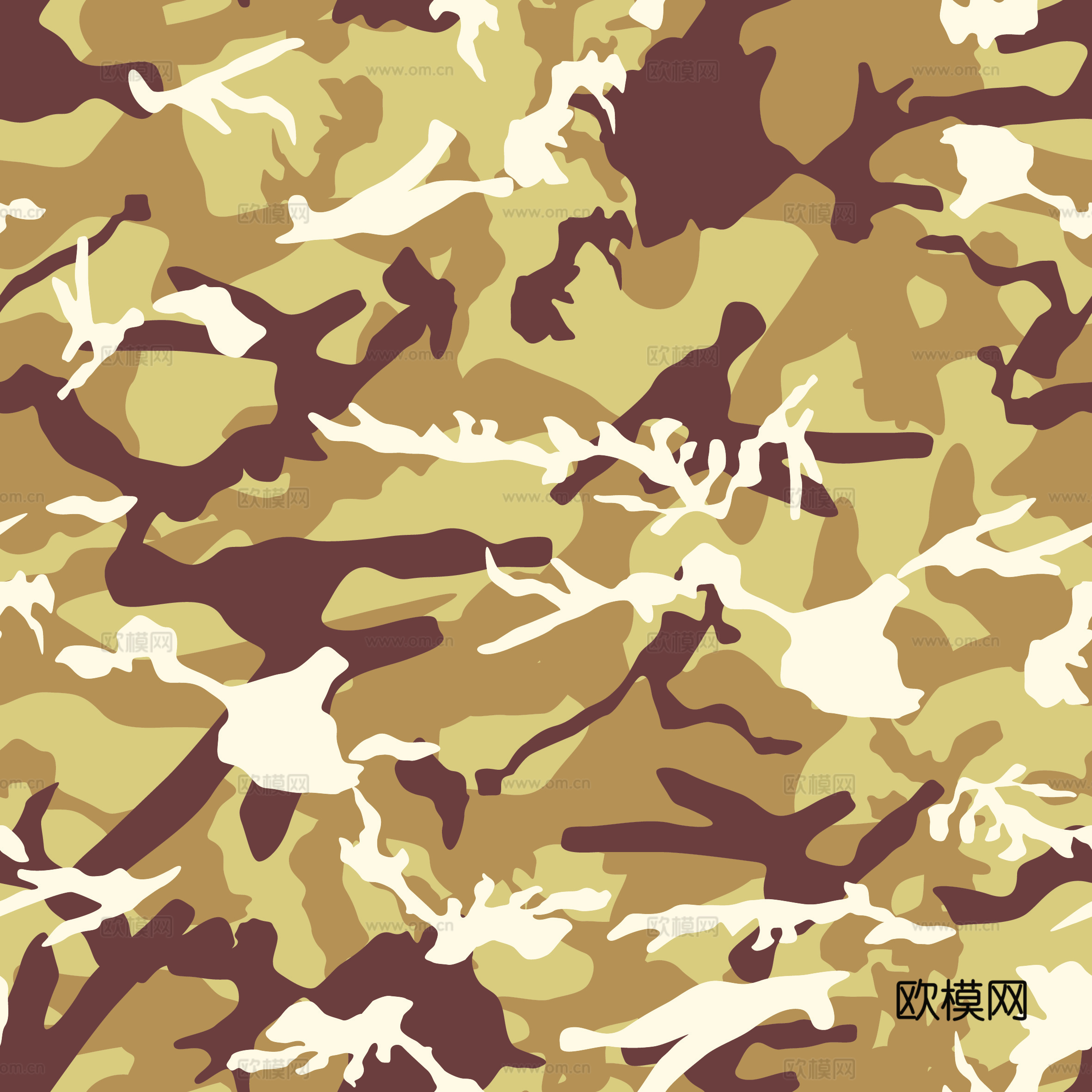 海陆空军绿迷彩服花纹图案95下载