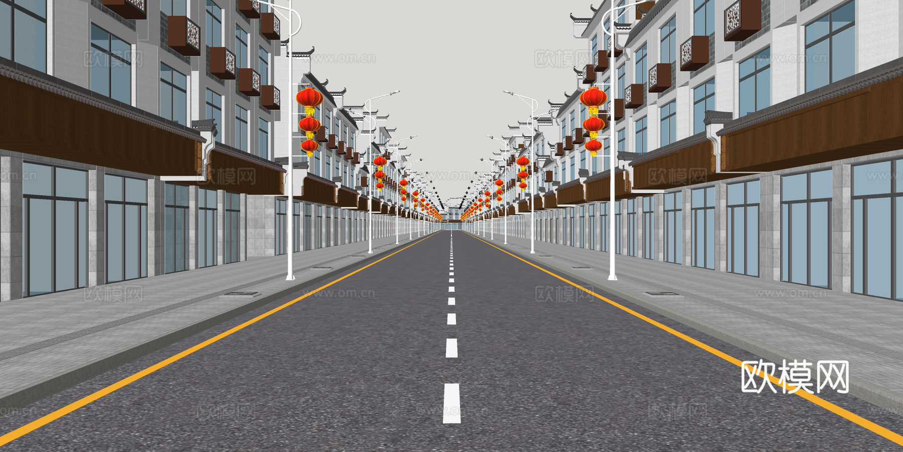 徽派建筑su模型