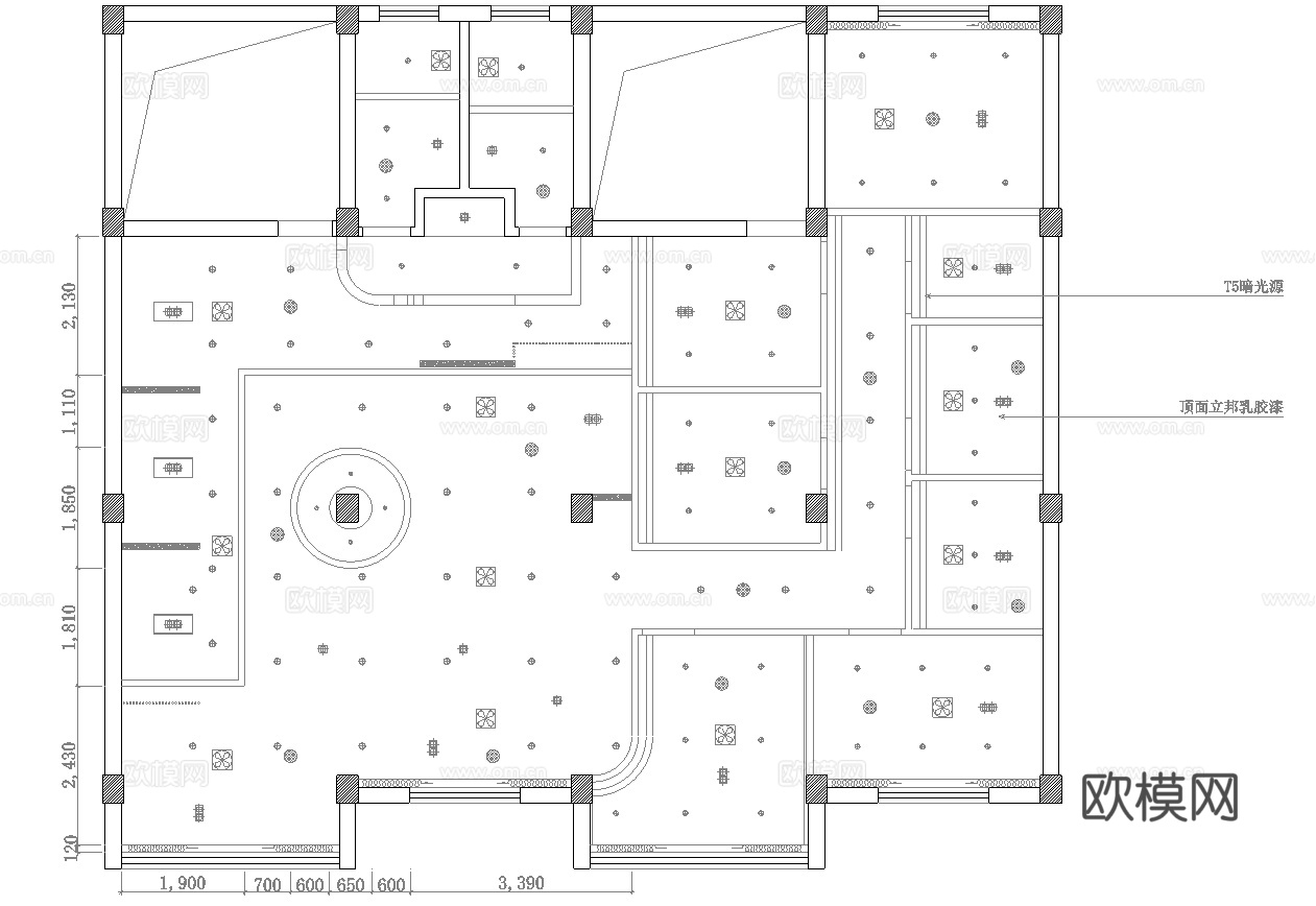 茶楼 茶馆  最新全套施工图合集cad施工图