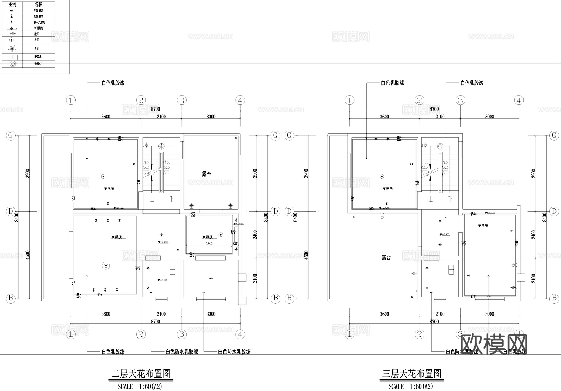 禅意度假风民宿室内工装CAD施工图cad施工图